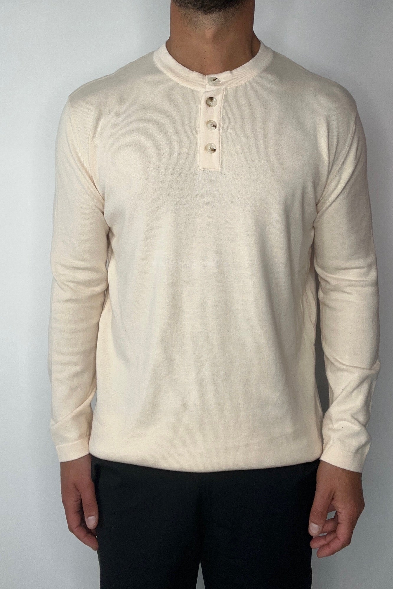Jackson Fitted Henley Dove