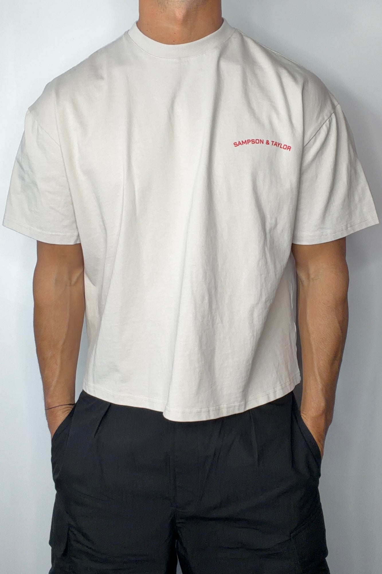 Mark Crew Logo Tee Ivory