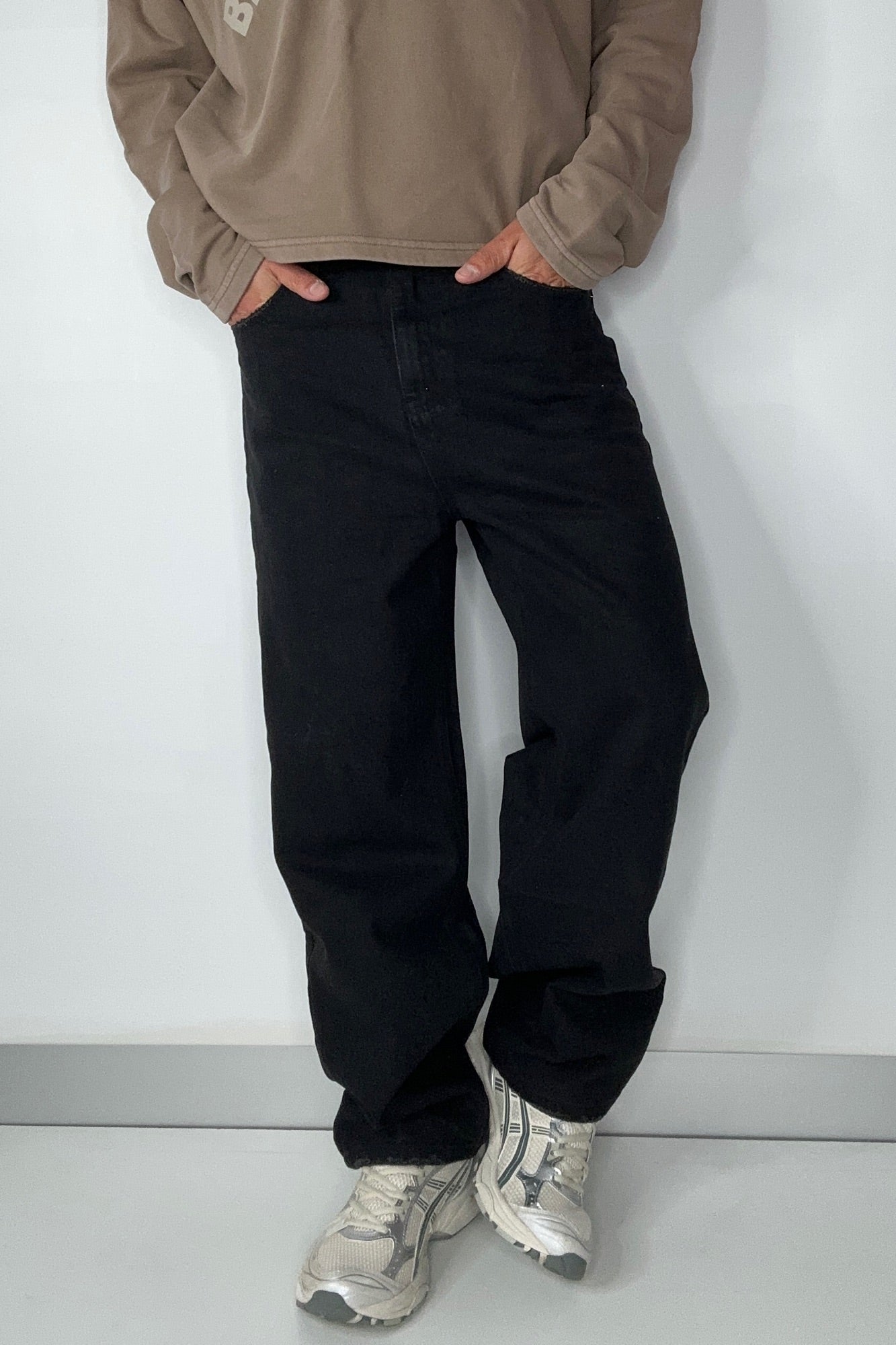 Louis Baggy Denim Black