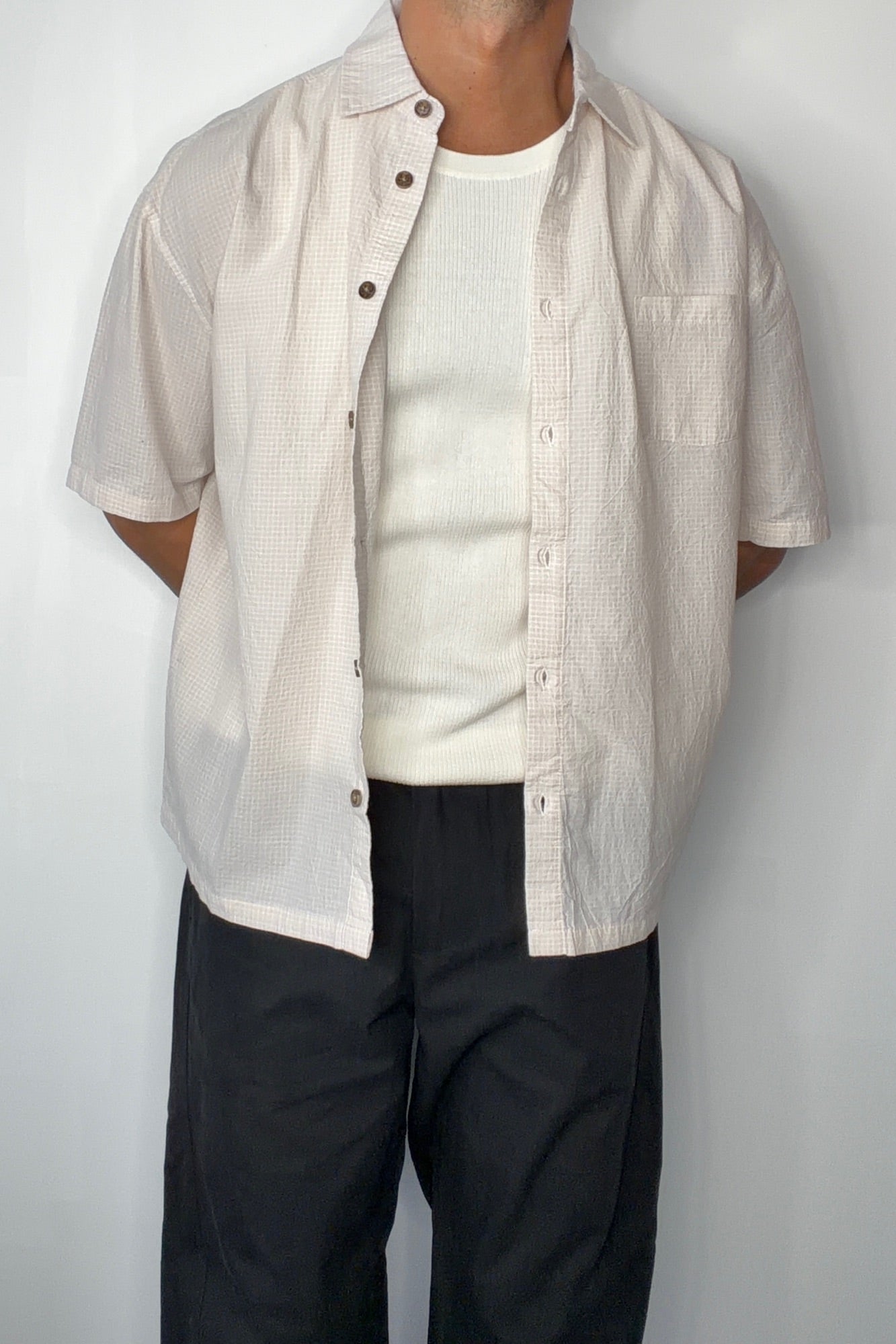 Nathaniel Drop Shirt Soft Rose