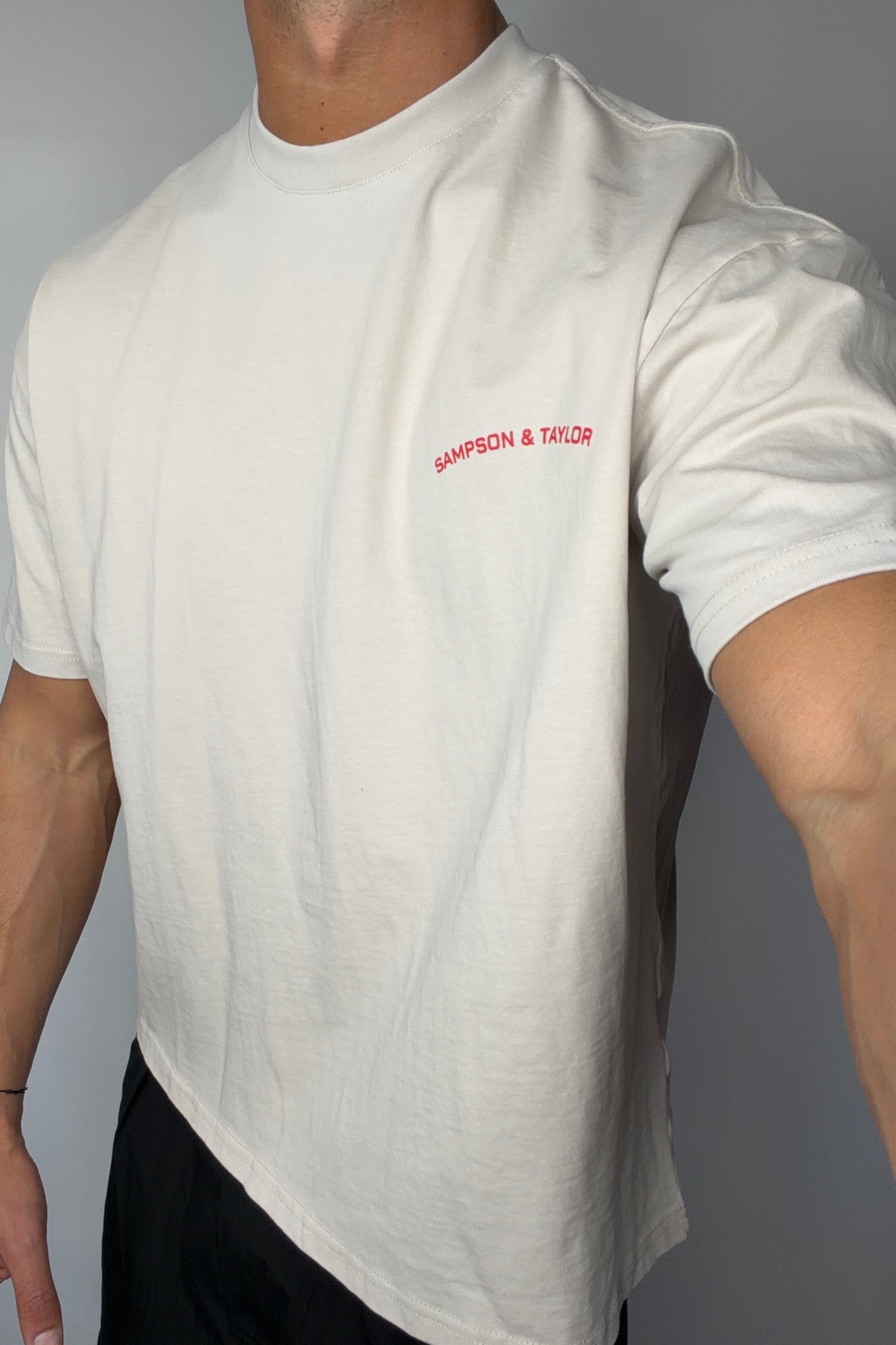 Mark Crew Logo Tee Ivory