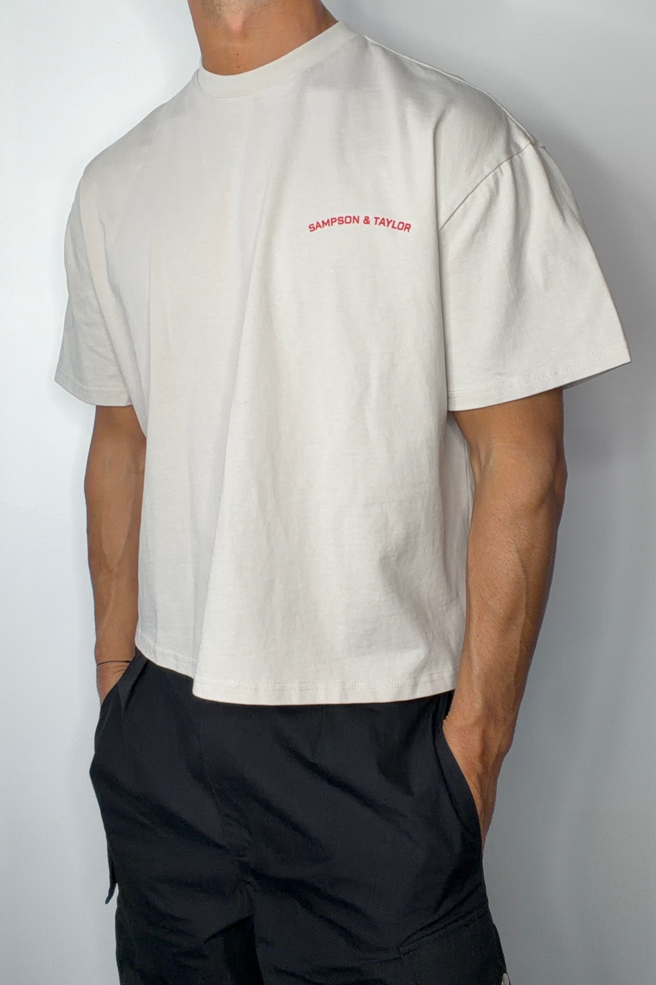 Mark Crew Logo Tee Ivory