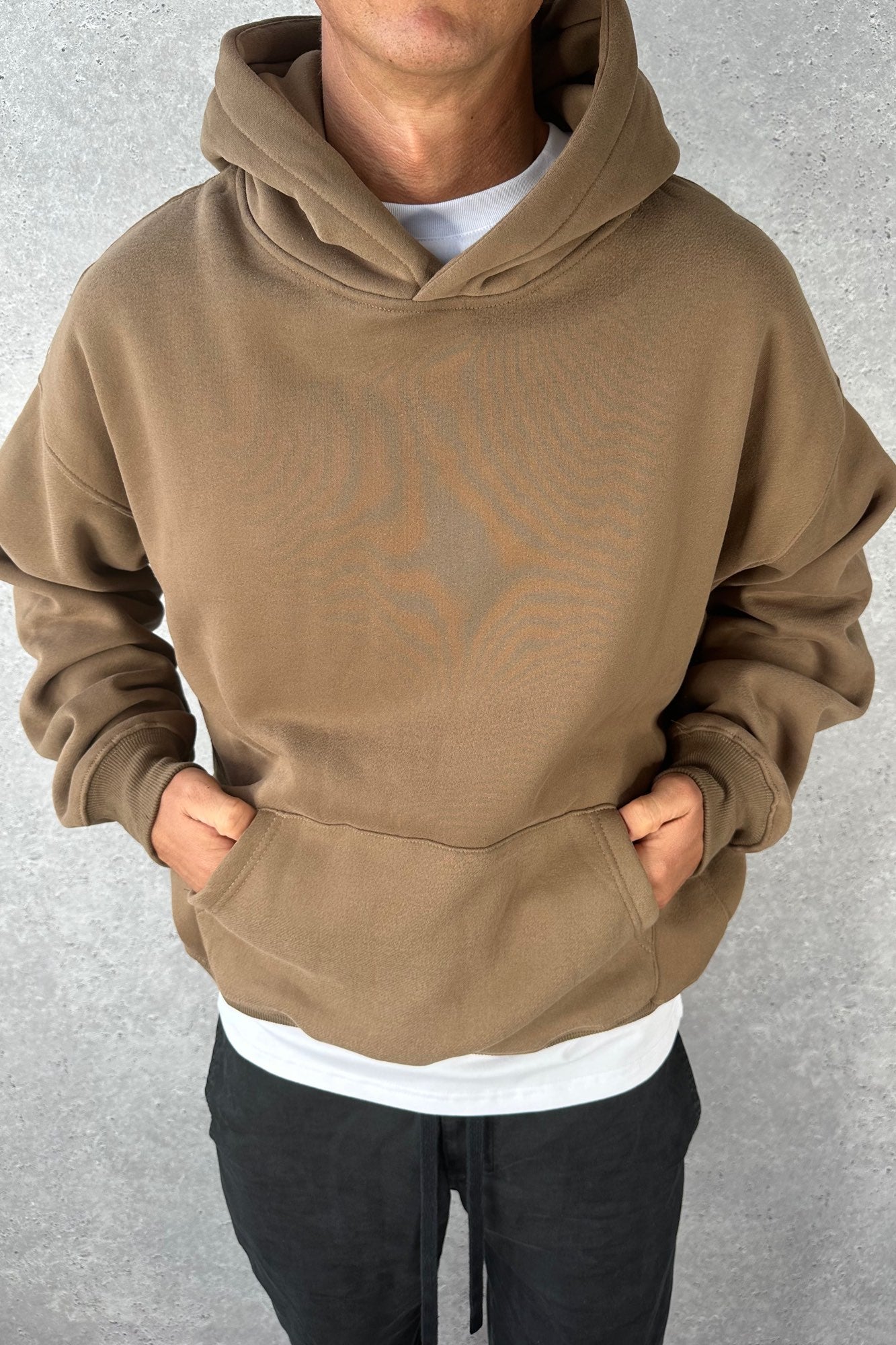 Roman Oversize Hoodie Choc - FINAL SALE