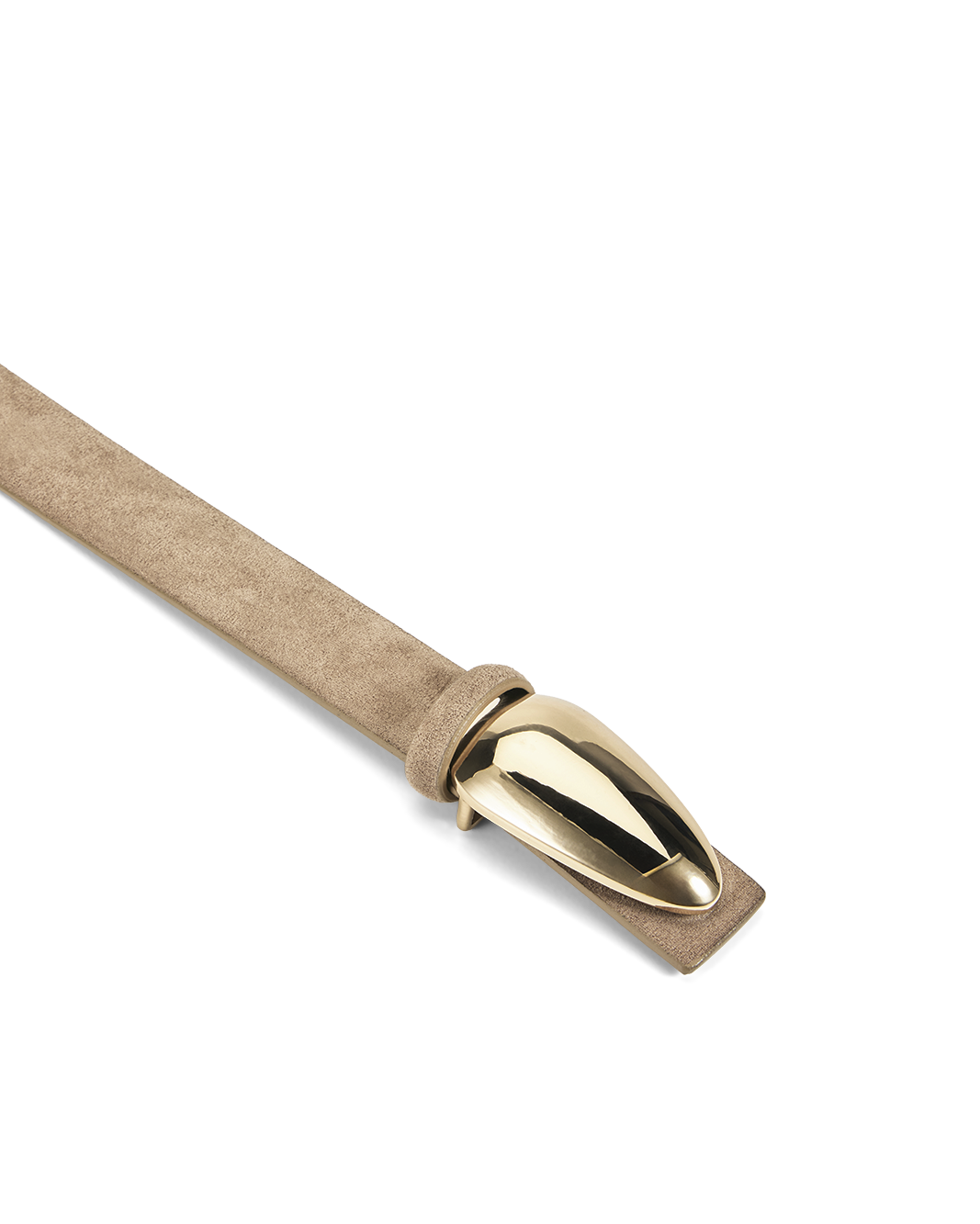 Boston Belt Dune Suede/Gold