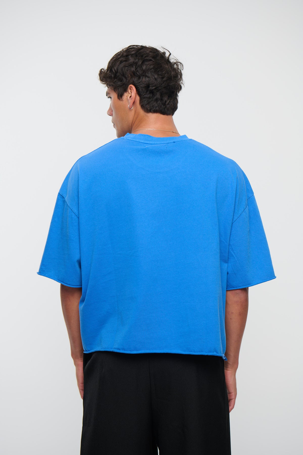 Raw 200G Cotton Box Tee Royal