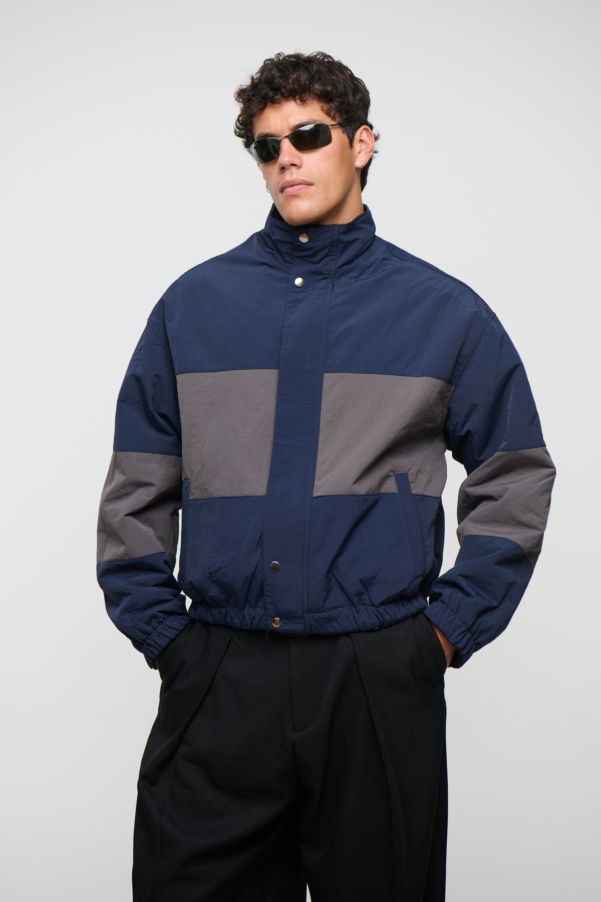 Reversible Vintage Bomber Black