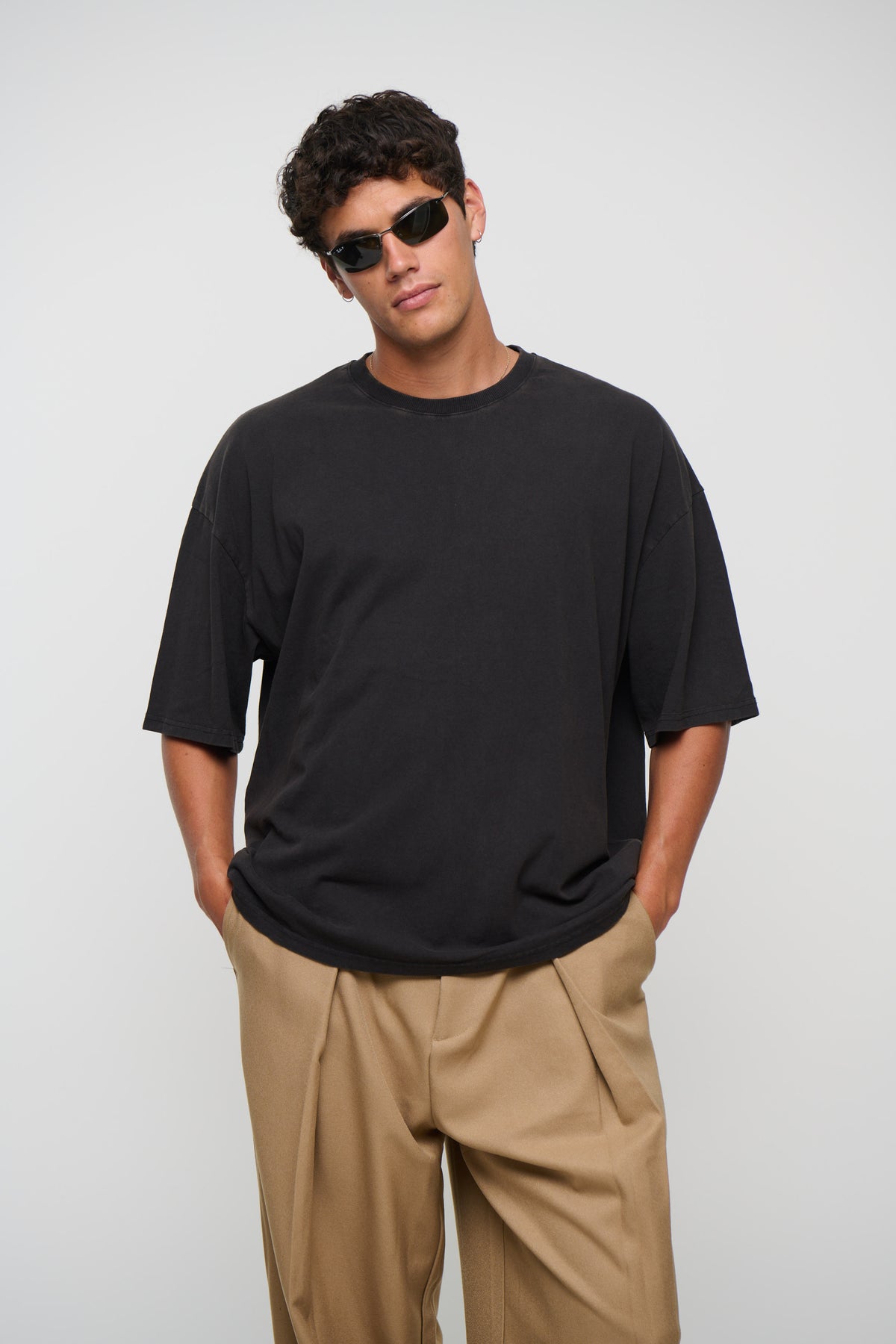 Jordan Crop Tee Acid Black