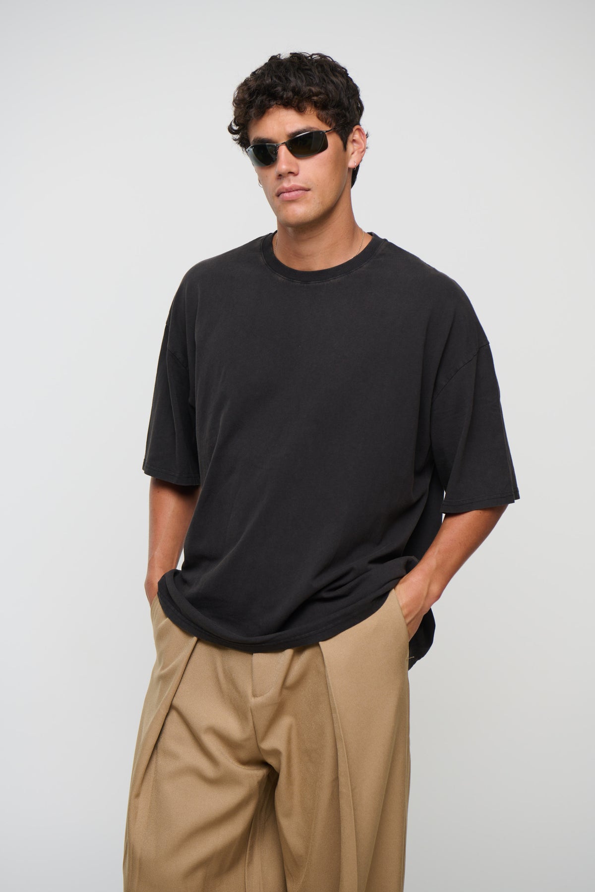 Jordan Crop Tee Acid Black