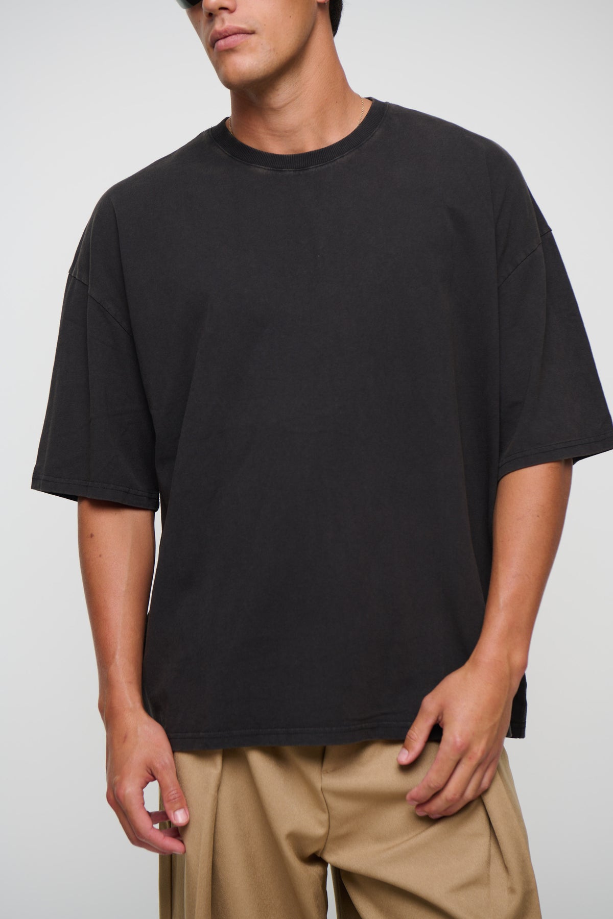 Jordan Crop Tee Acid Black