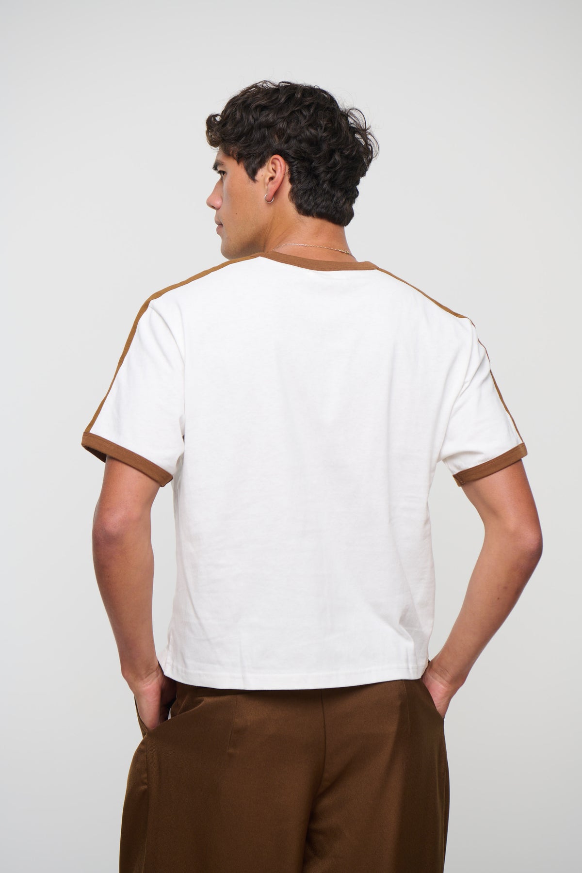 Richie Ribbed Tee White
