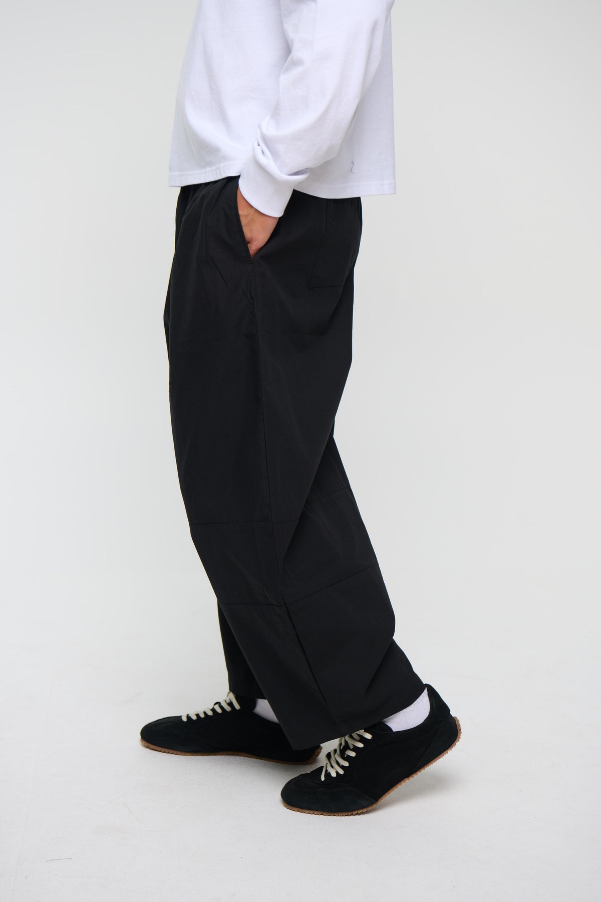 Julius Baggy Pant Black