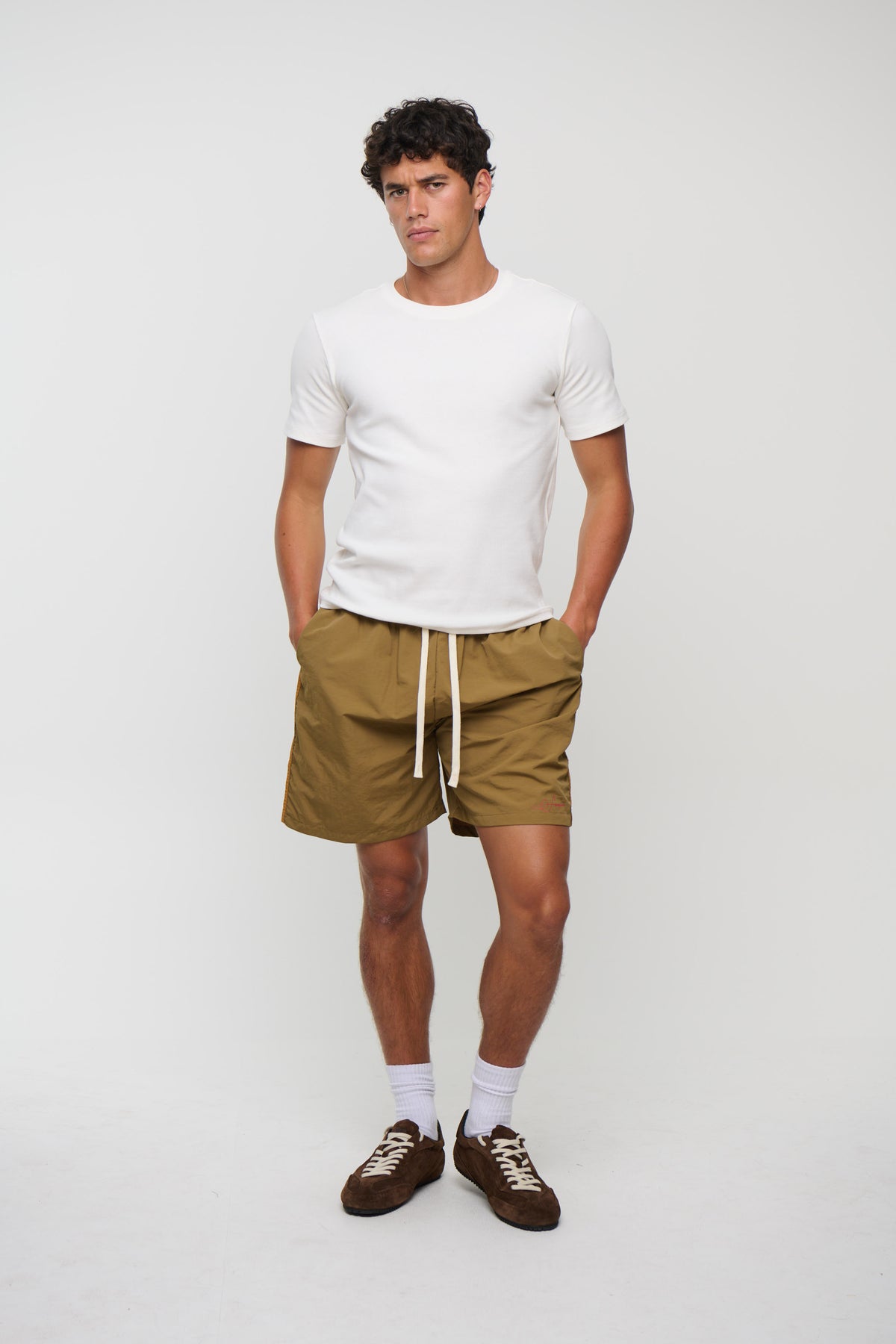 Tommy Beach Trunk Khaki