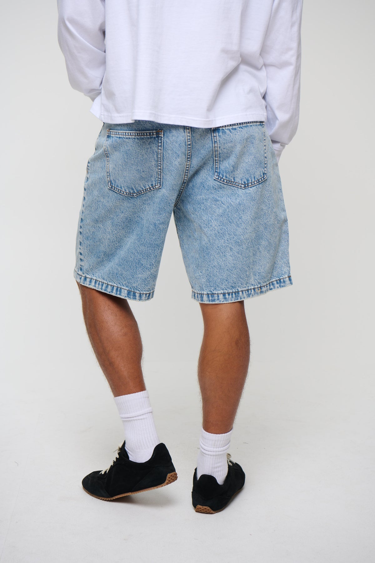 Nick Relaxed Denim Short Ocean