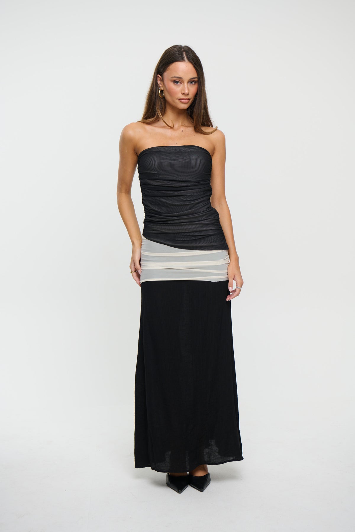 Tabloid Maxi Dress Dusk