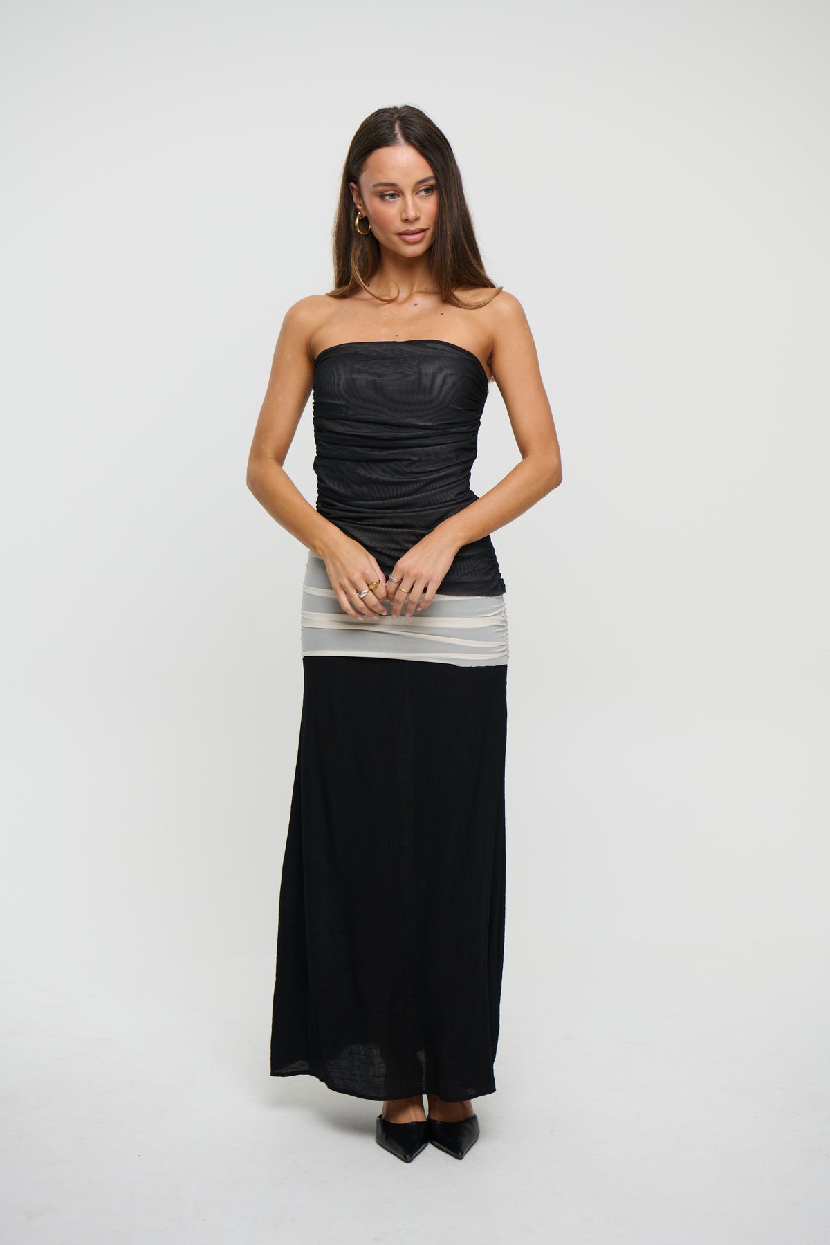 Tabloid Maxi Dress Dusk