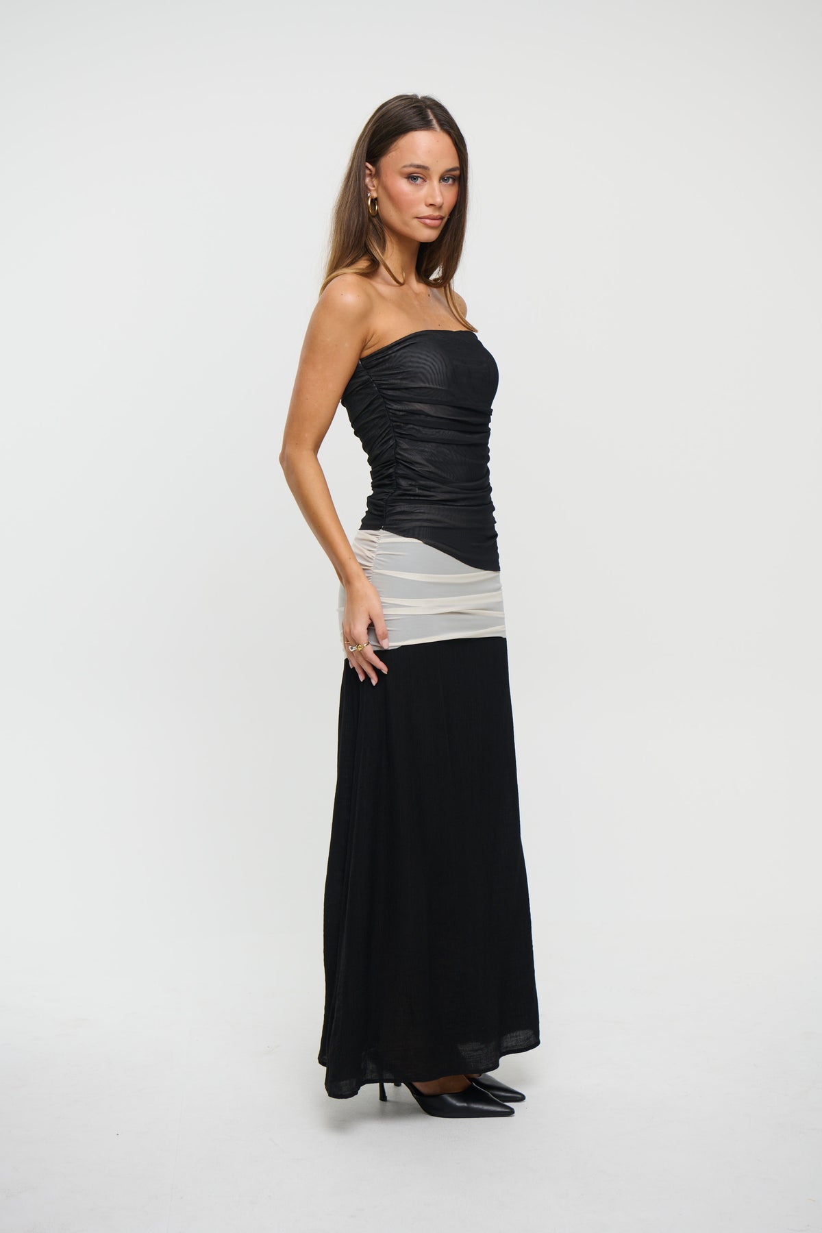 Tabloid Maxi Dress Dusk