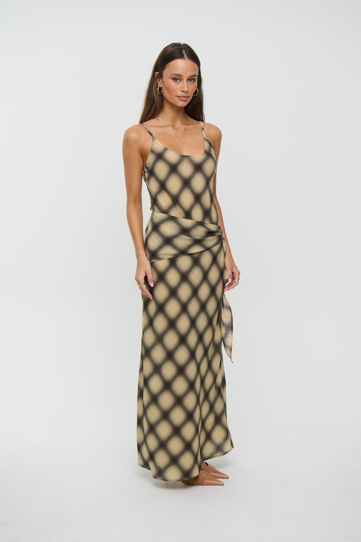 Eloise Maxi Dress Check