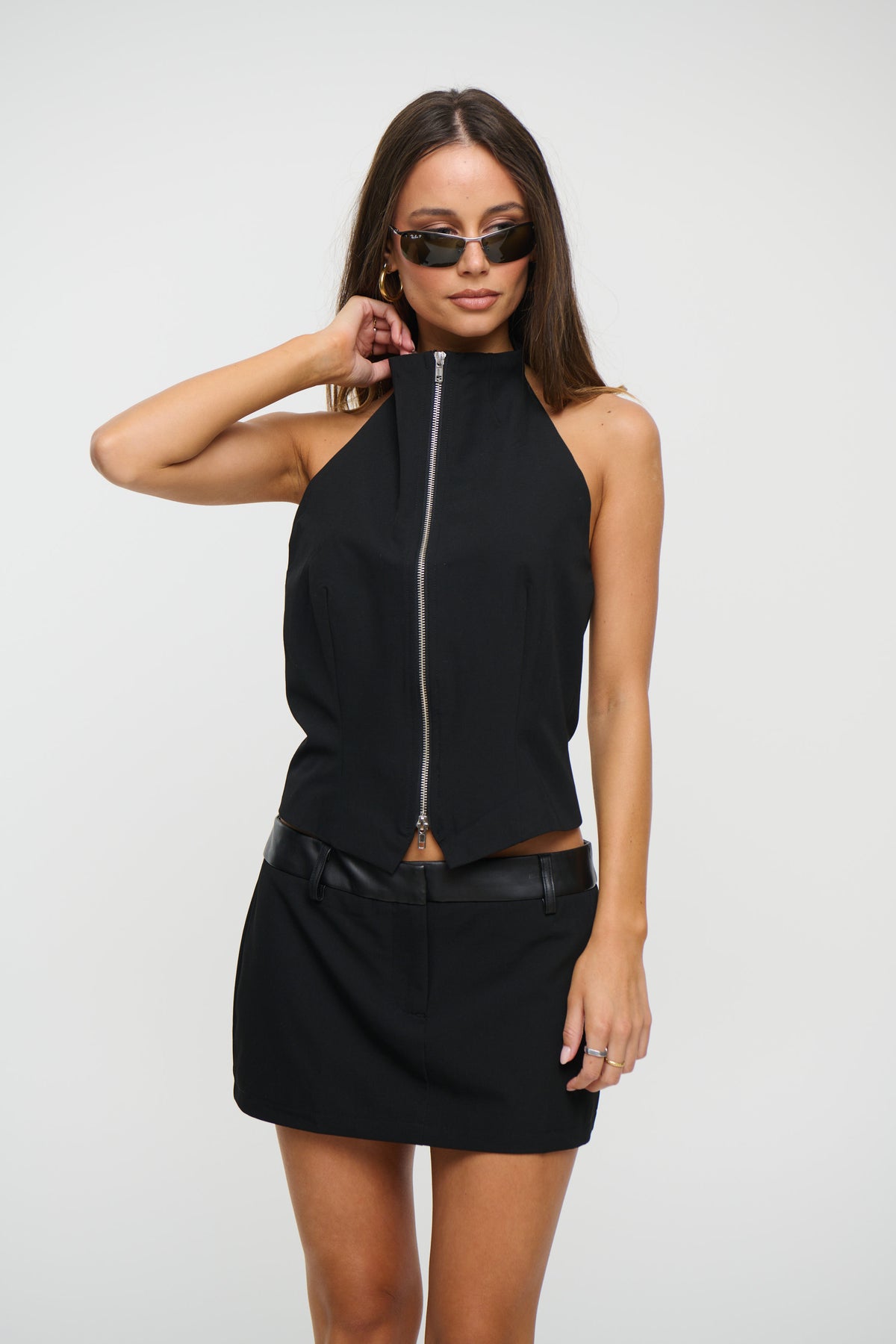 Penny Top Black