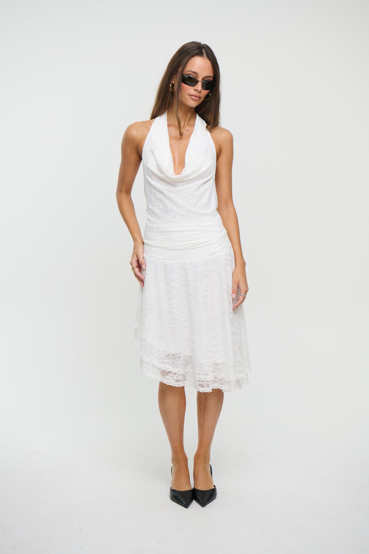 Lulu Lace Top White