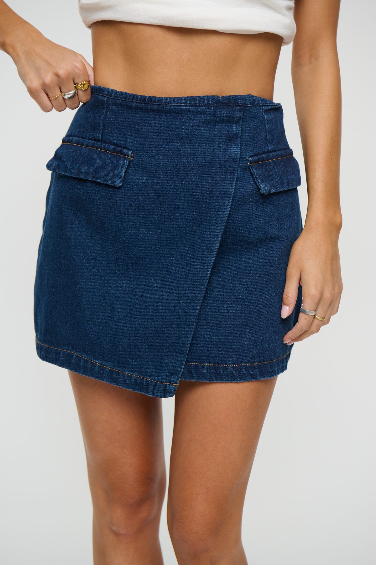 Sophia Skirt Indigo