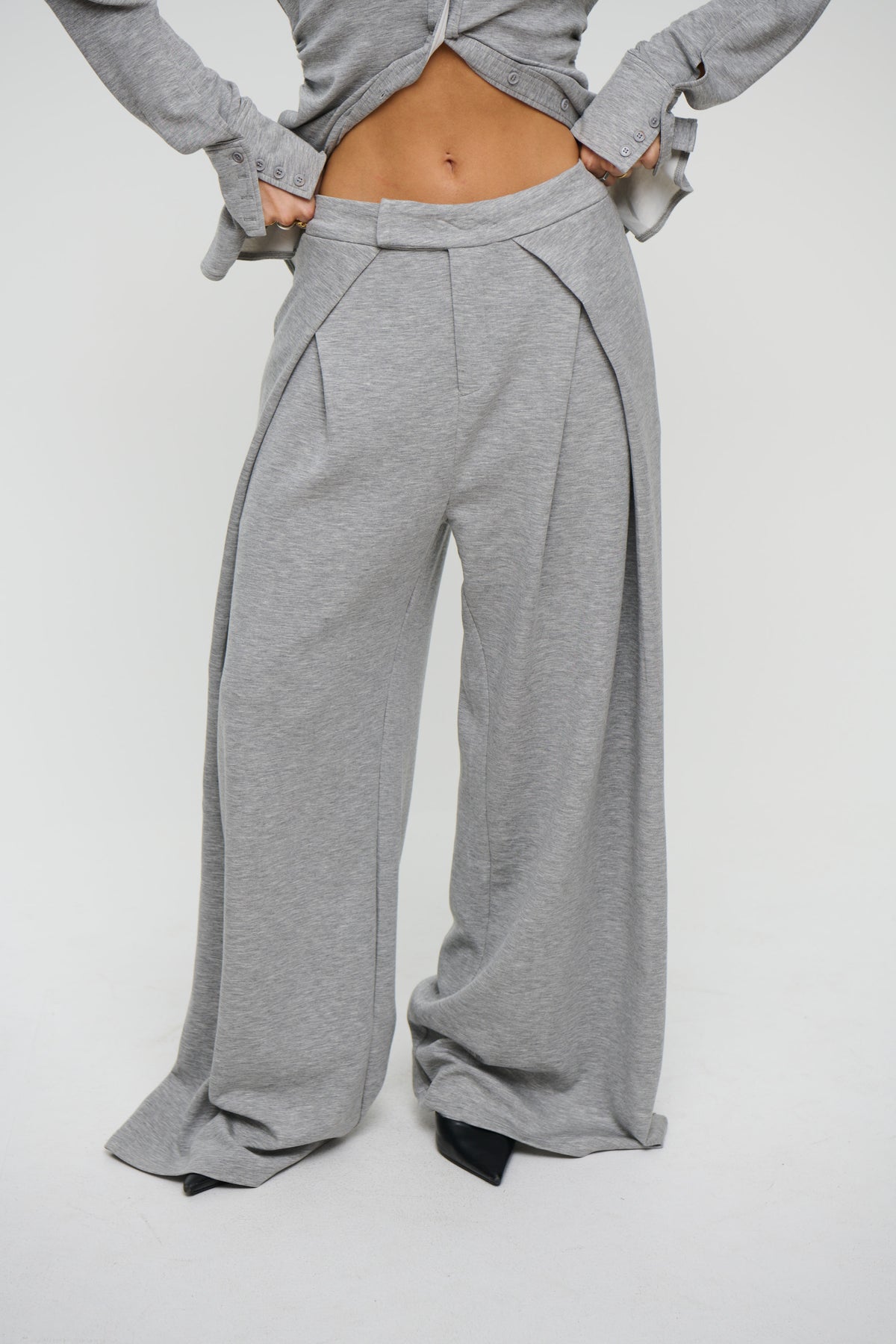 Adaia Pant Grey Marle