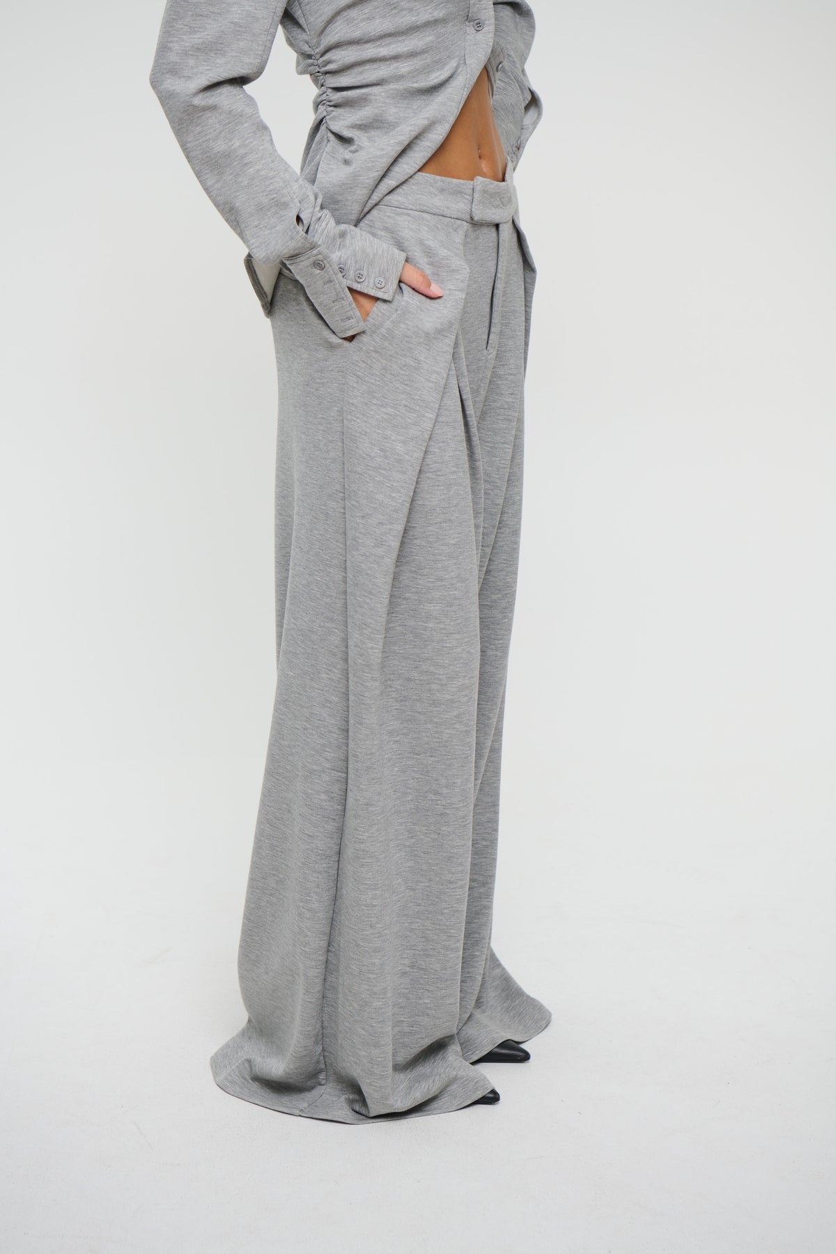 Adaia Pant Grey Marle