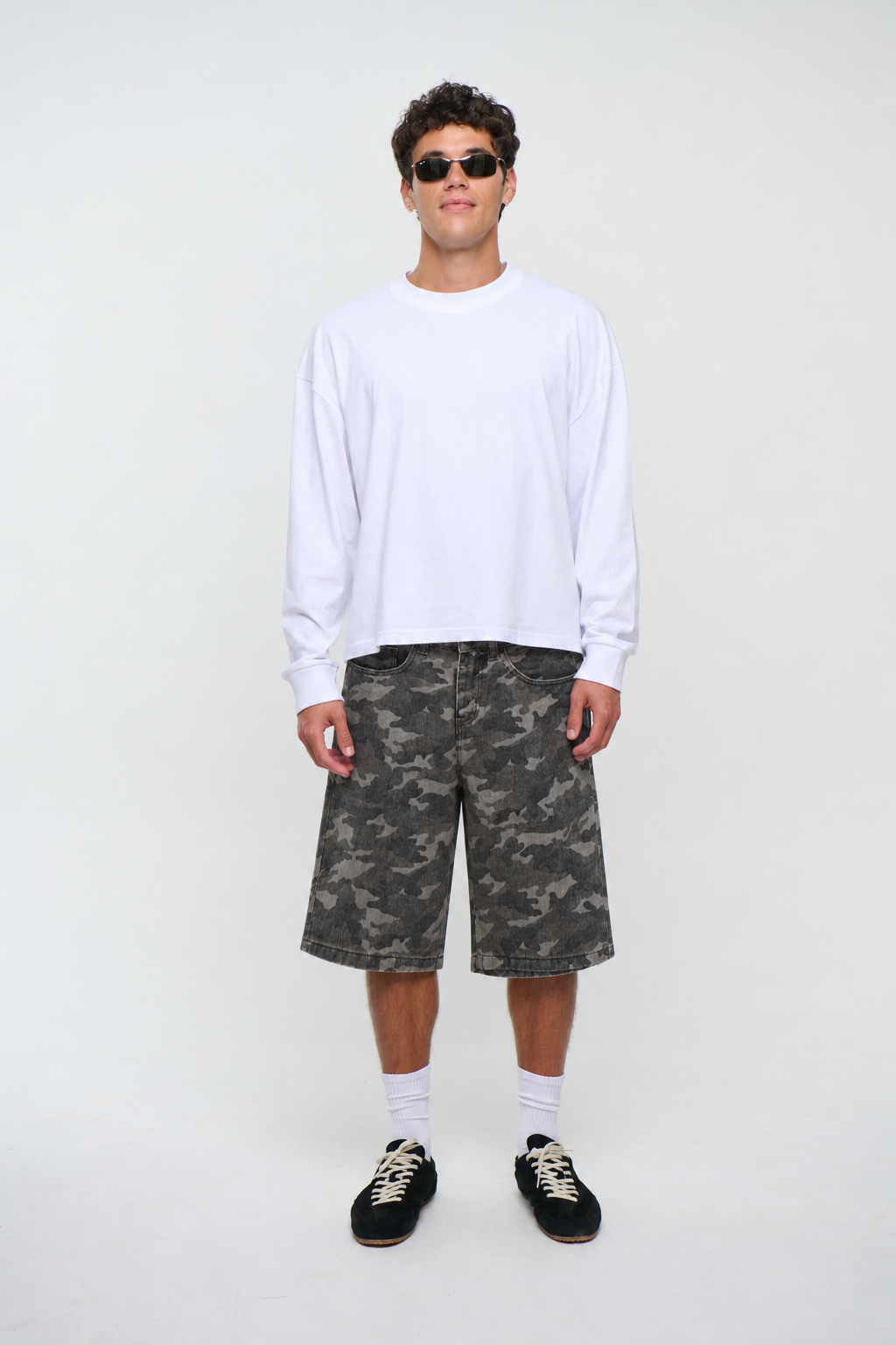 Camo Baggy Short Khaki