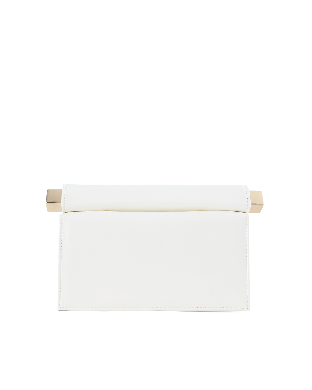 Carson Clutch Bag White Shine