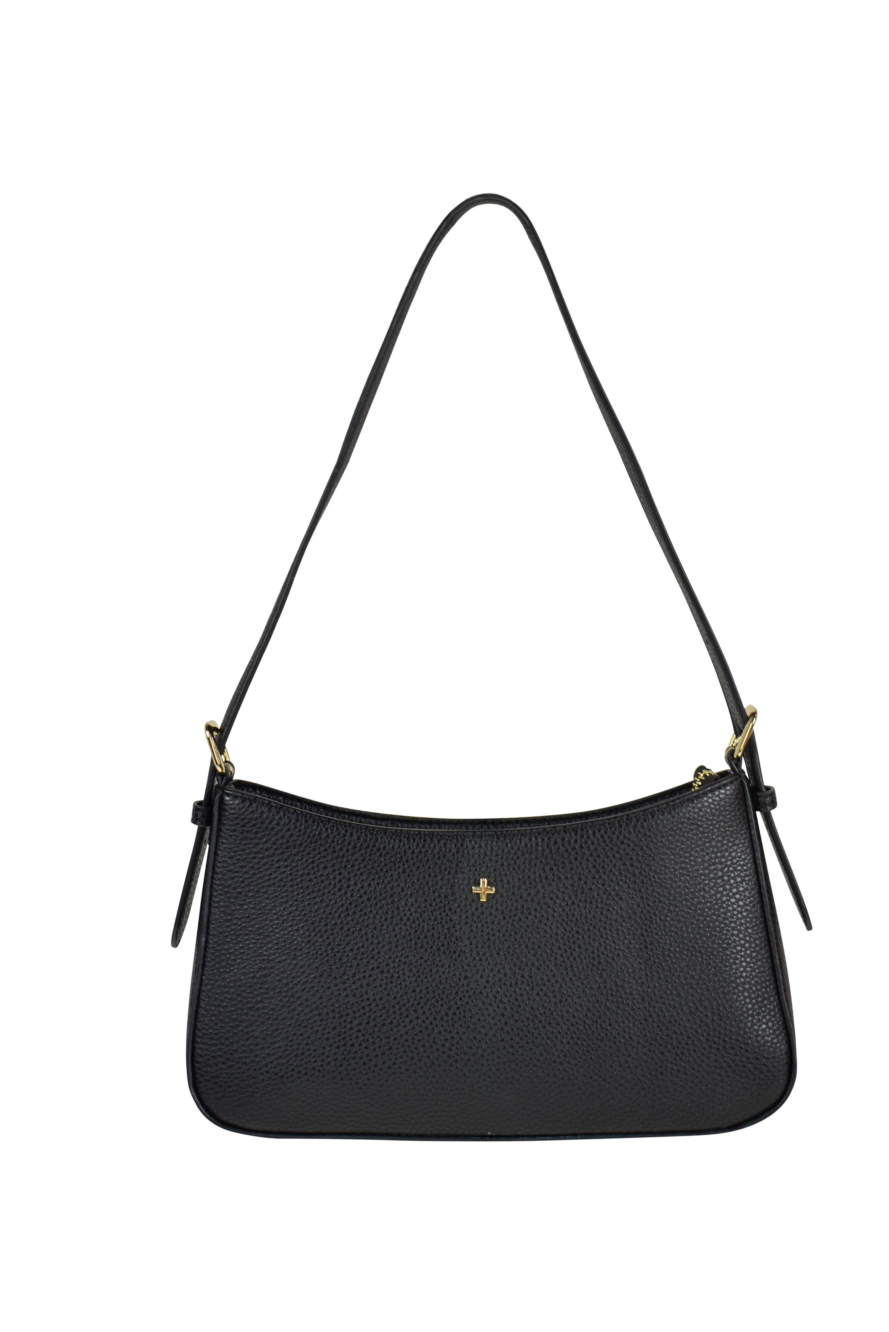 Lilu Shoulder Bag Black Pebble