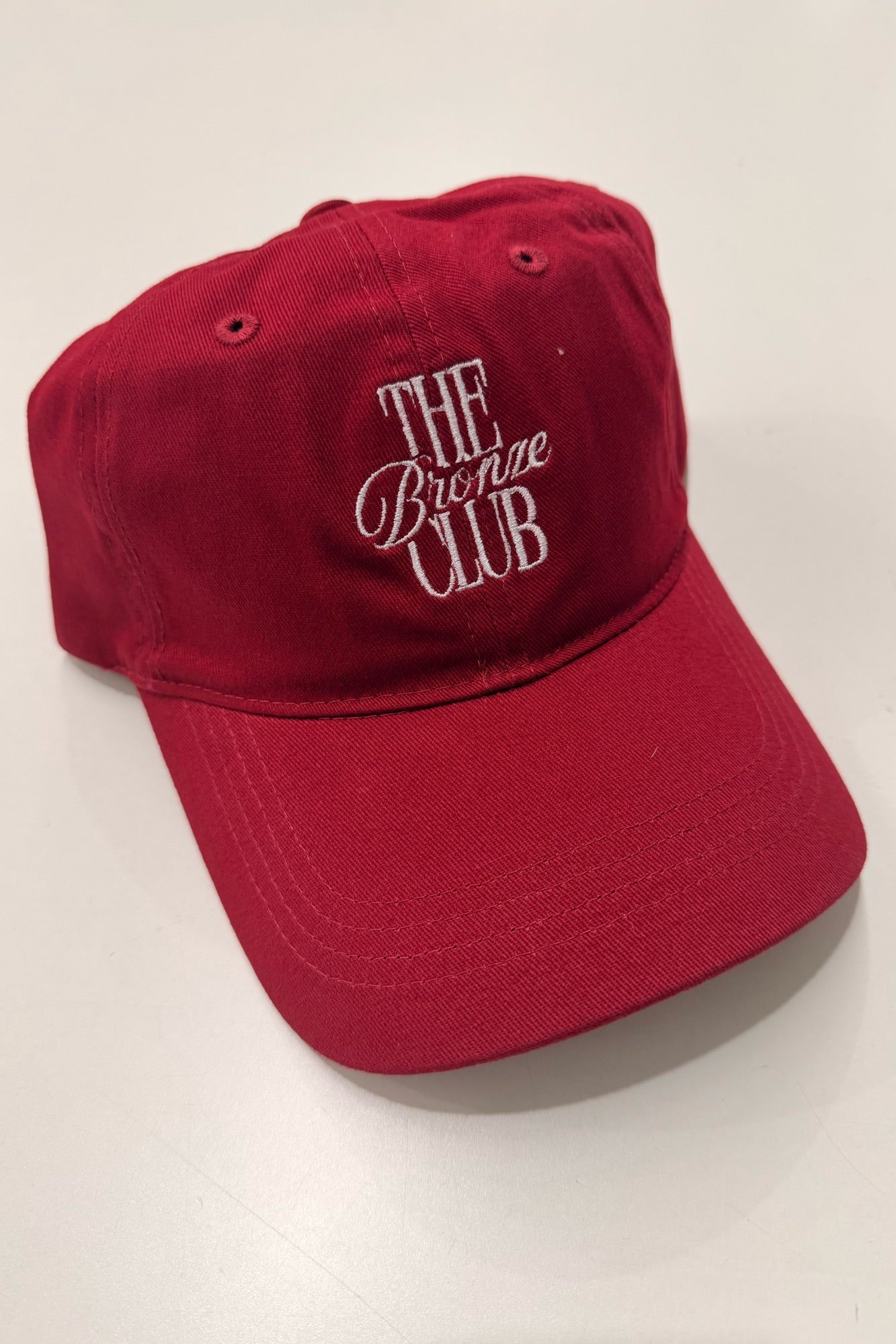 College Cap Bronze Club Carmine