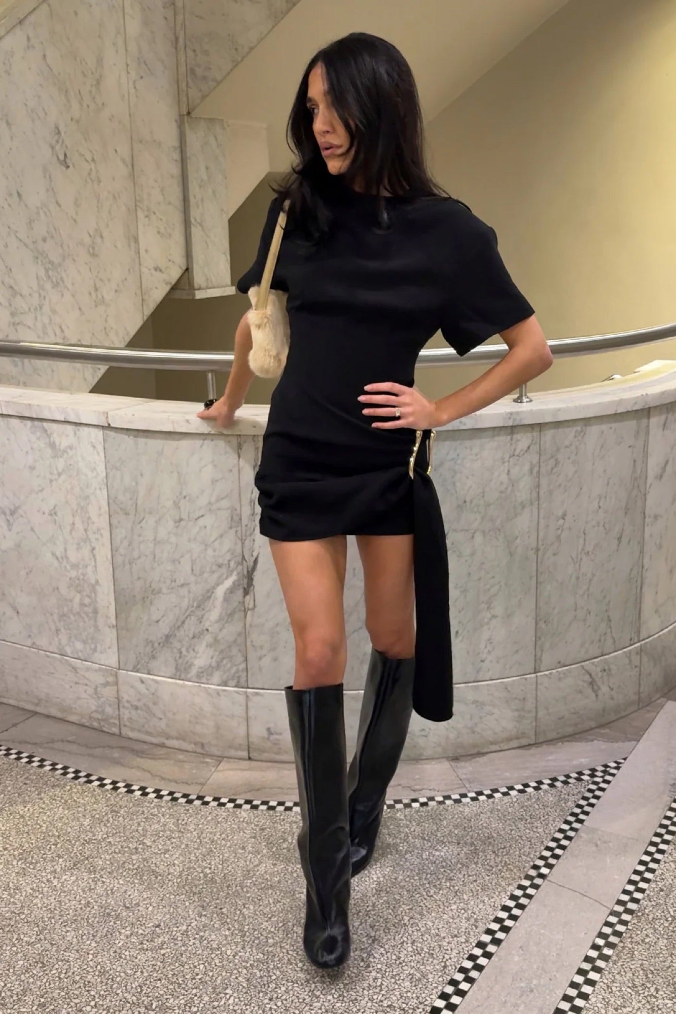 Martini Mini Dress Onyx