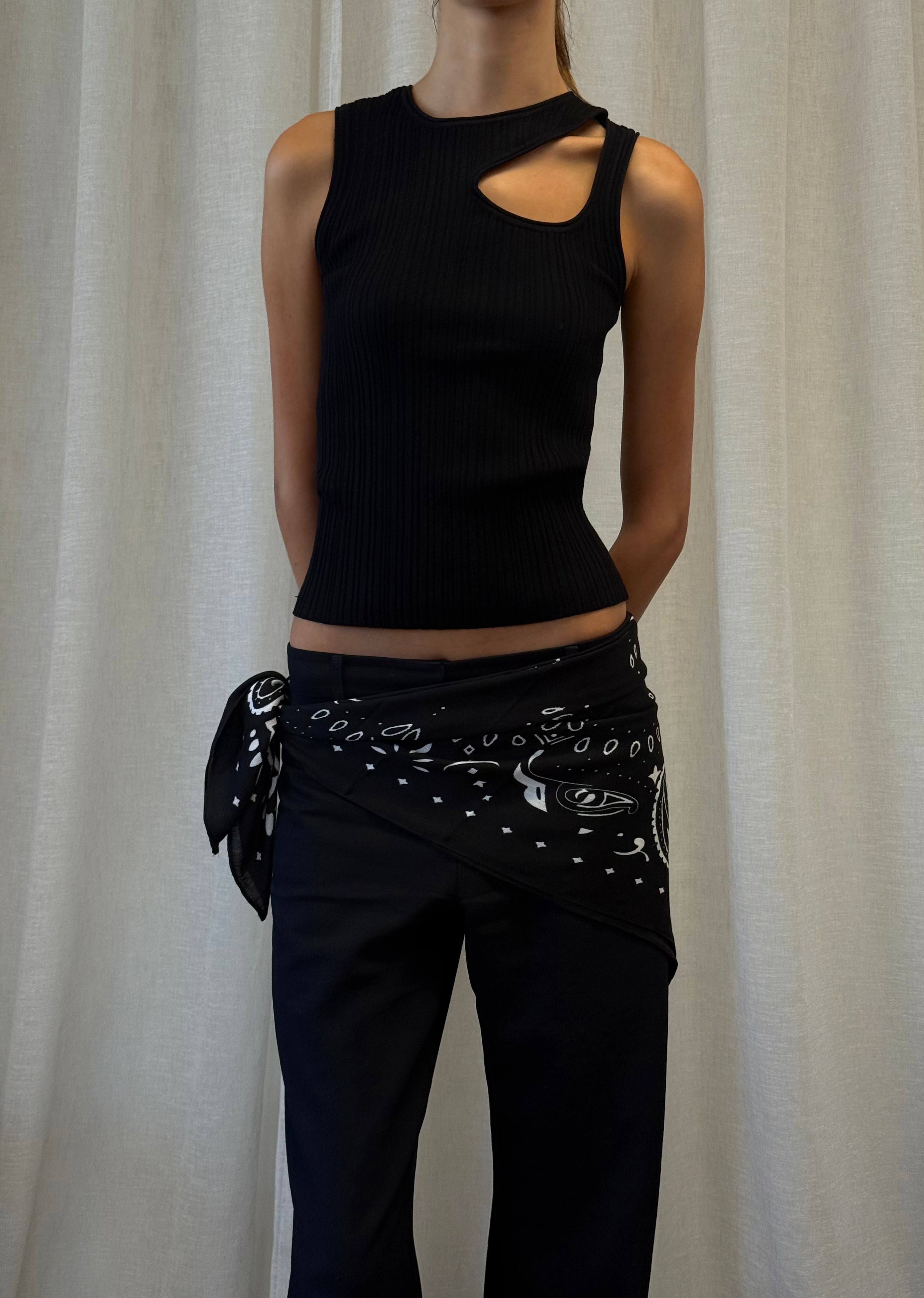 Soleil Scarf Black