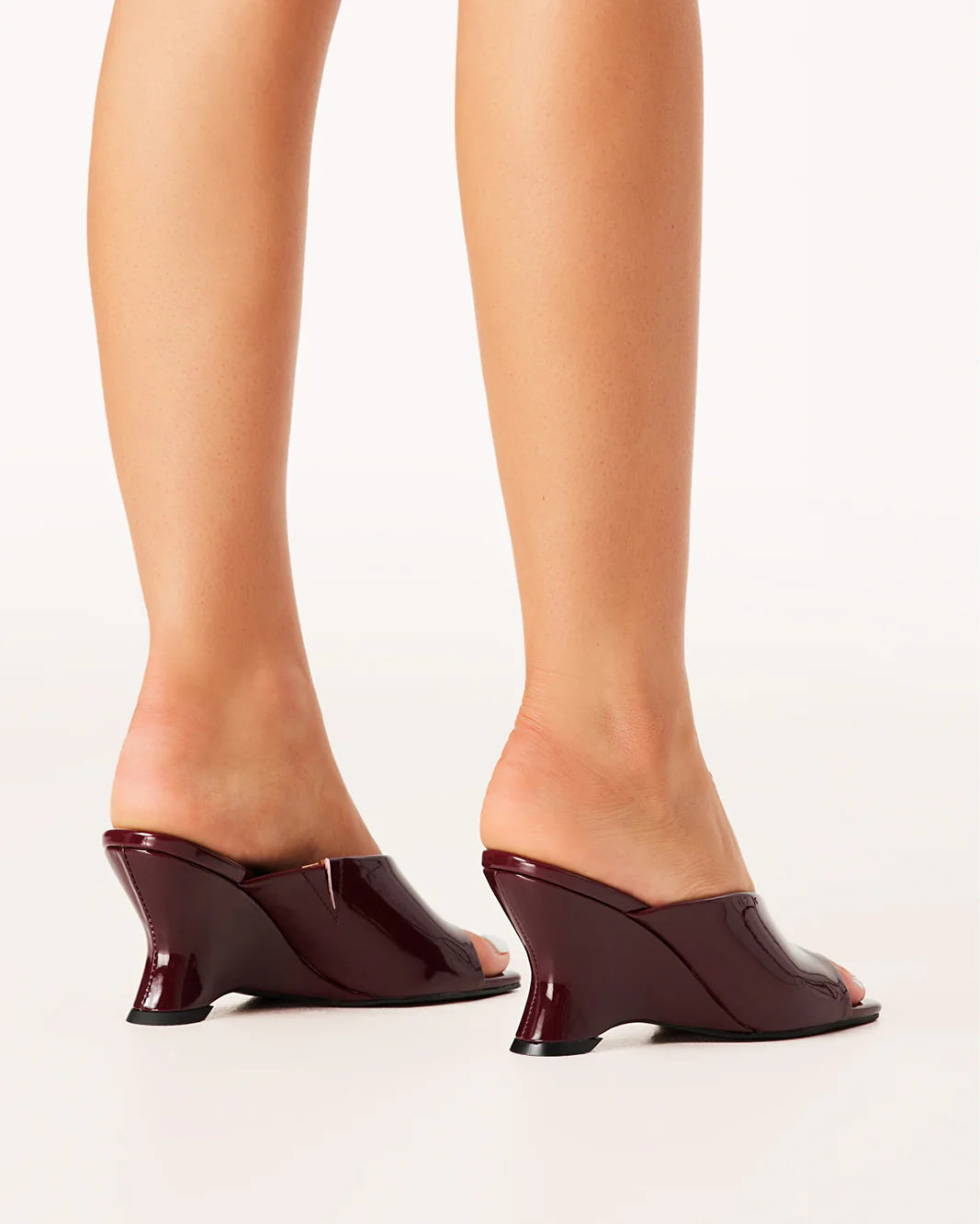 Iselle Heel Dark Cherry Patent