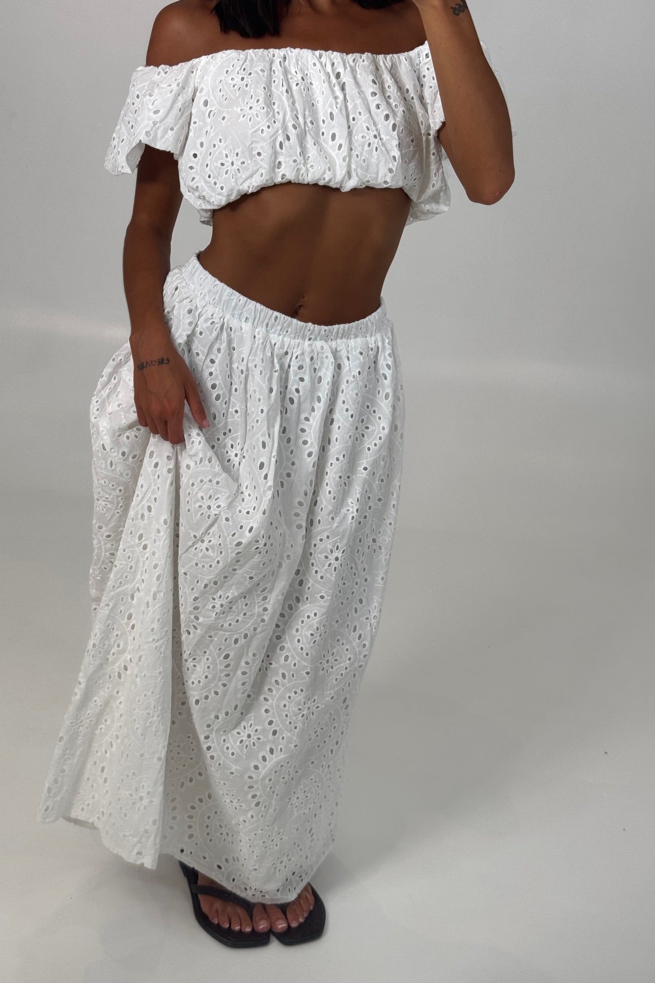 Jemima Skirt White - FINAL SALE