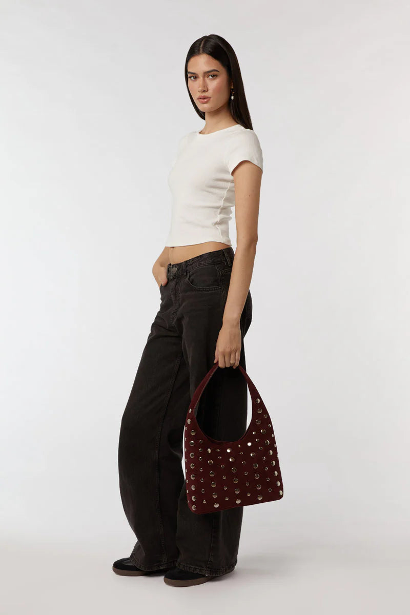 Jenni Bag Merlot Suede
