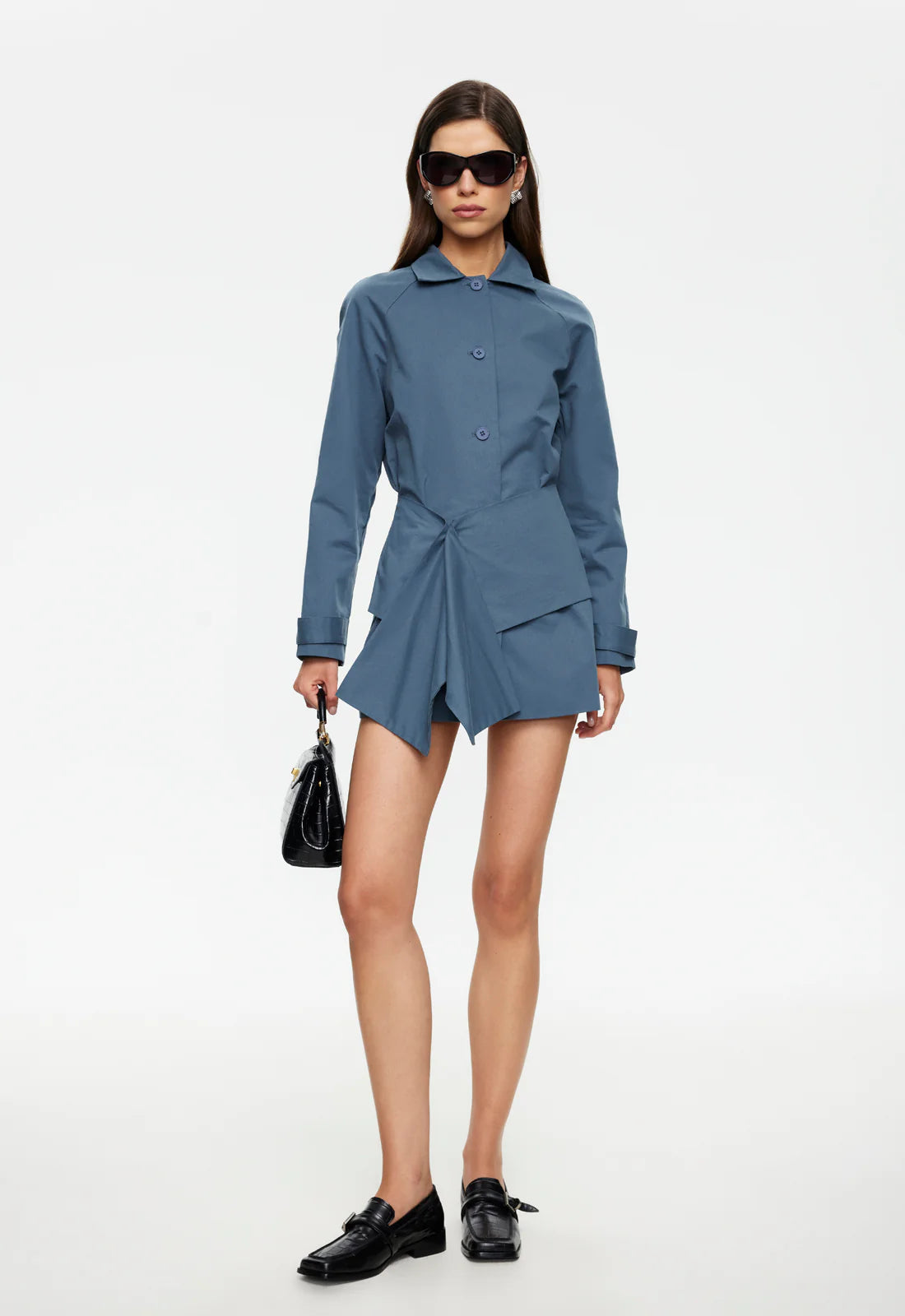 Wiseguy Mini Dress Slate