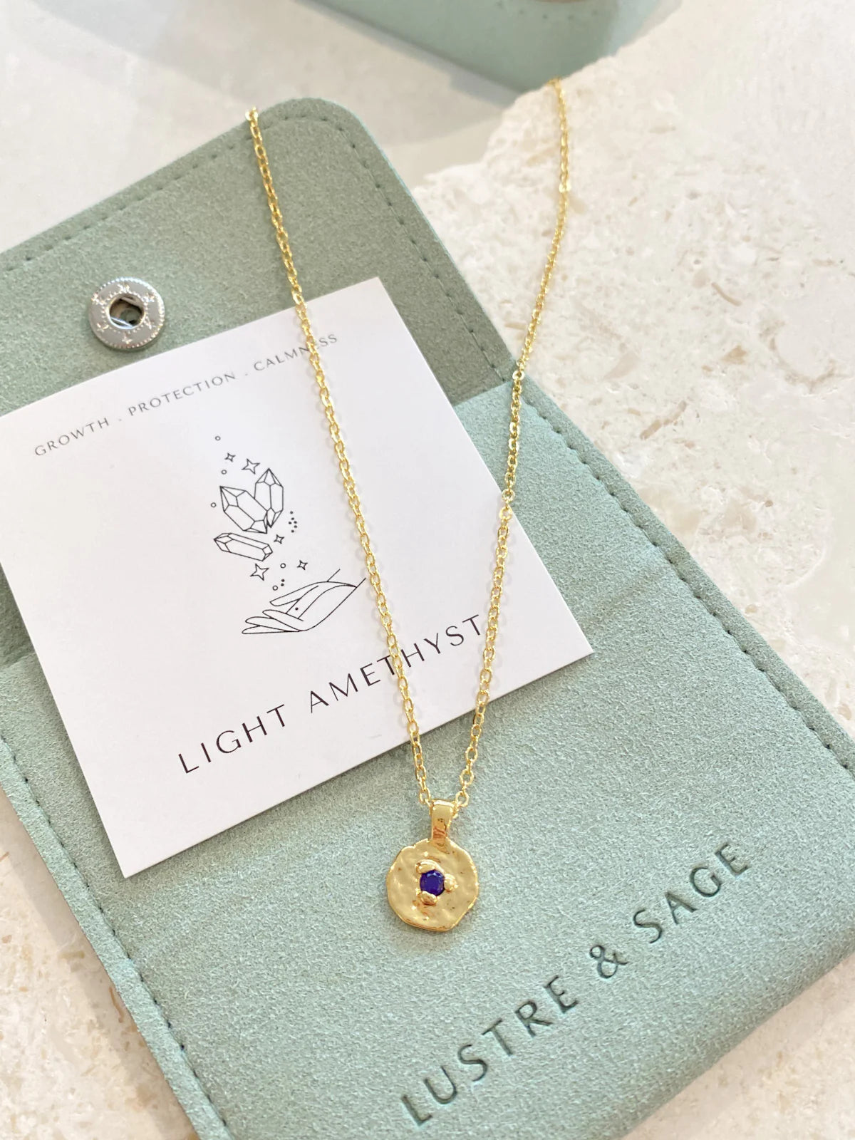 Birthstone 18k Gold Plated Necklace - June