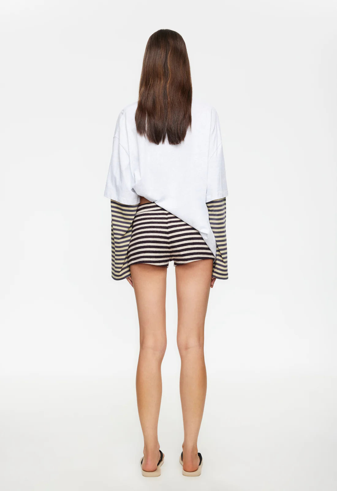 Bottega Shirt Beige Stripe