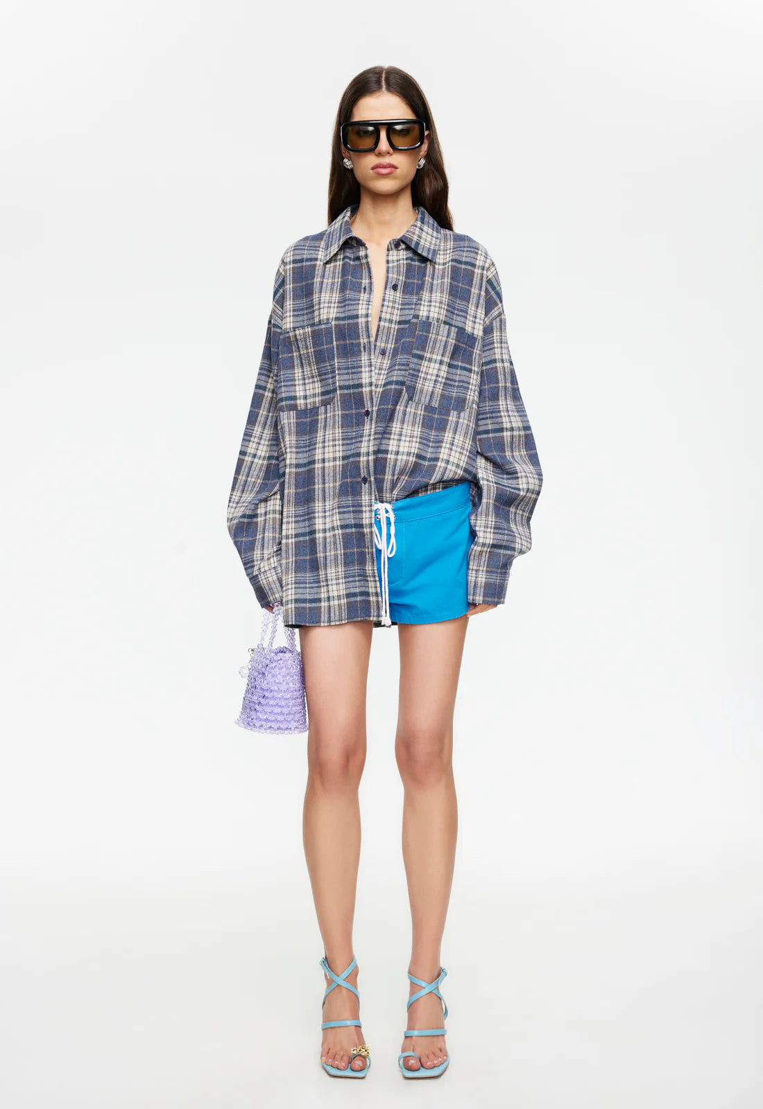 Clarity Shirt Ash Plaid