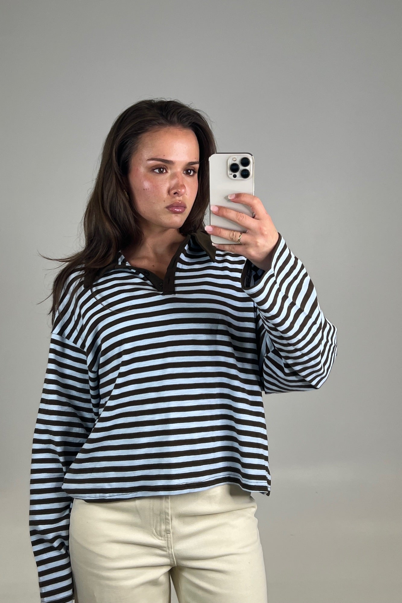 Megan Long Sleeve Chocolate