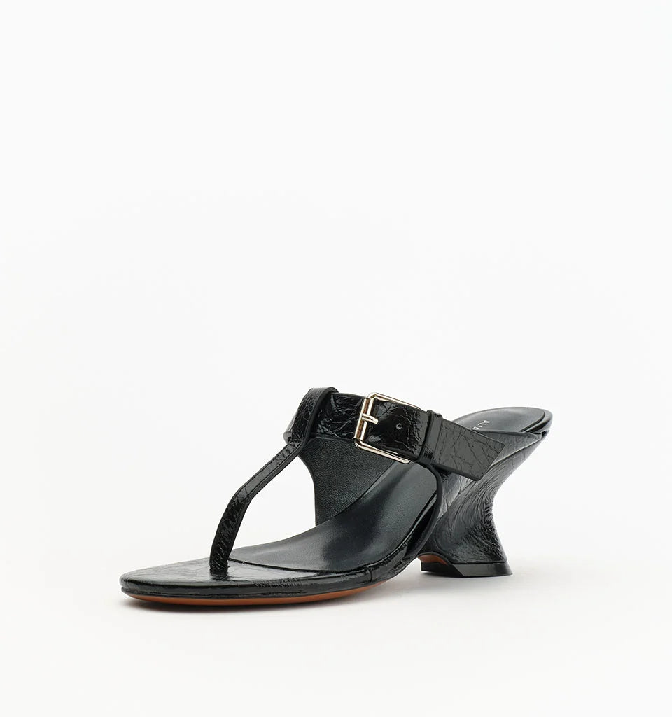 Alias Mae Mila Black Oily Crinkle Leather