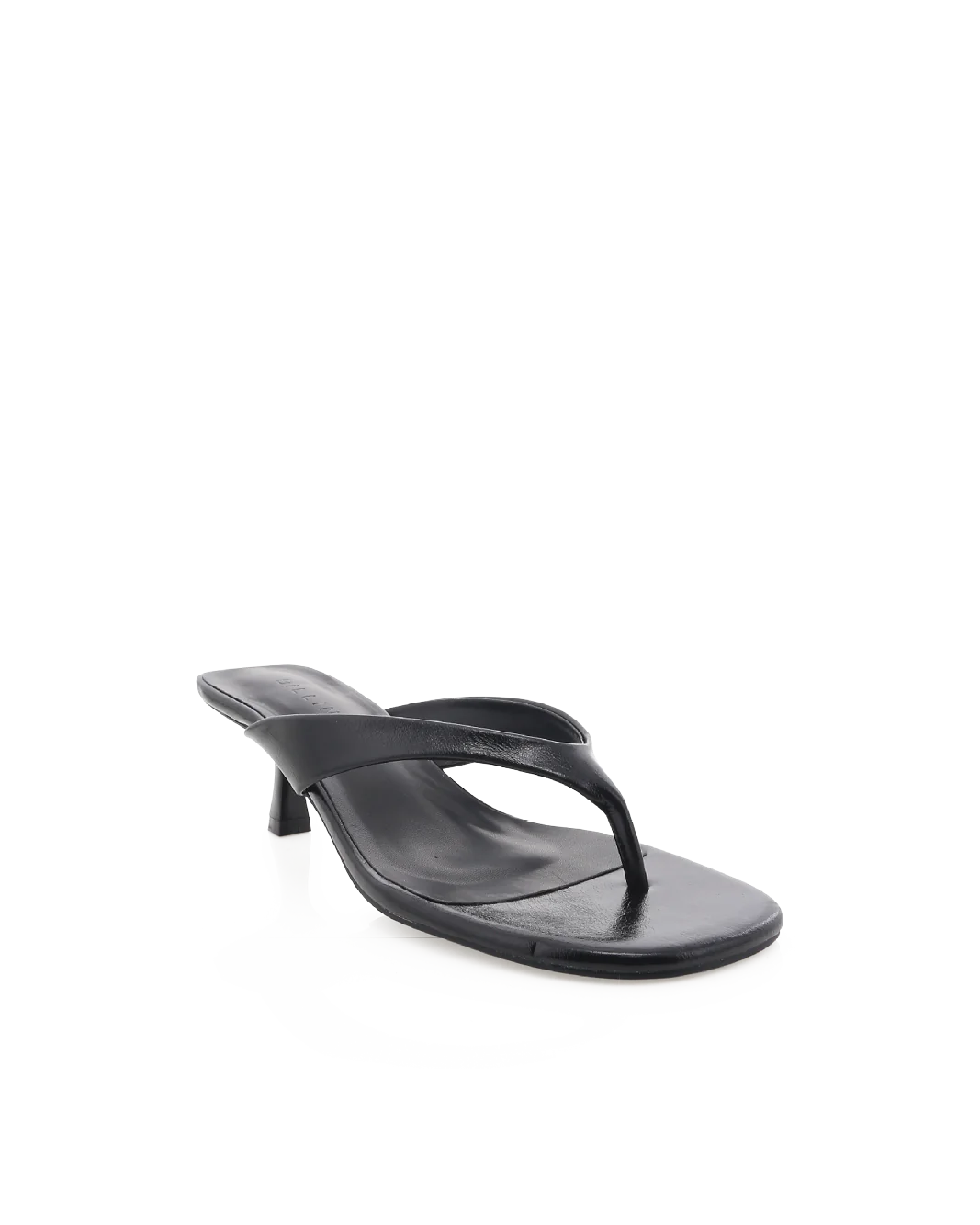 Niesha Heel Black Shine