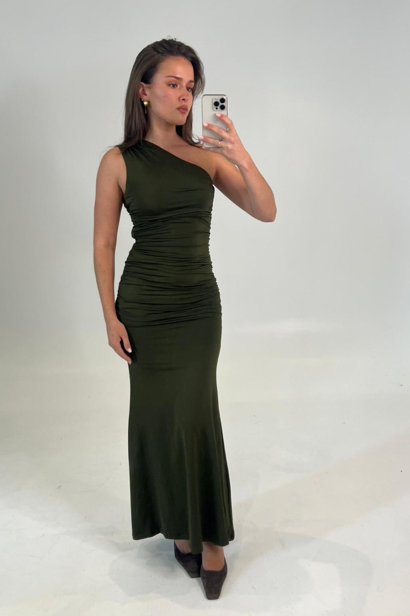 Kristina Maxi Dress Khaki