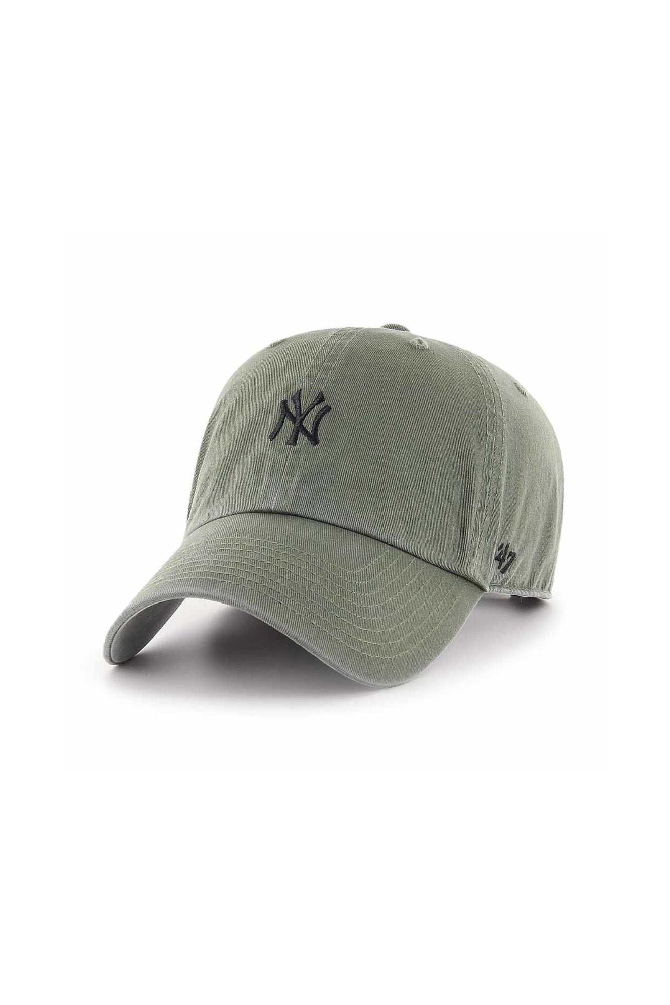 NY Yankees Basic Ball Cap, Moss/White main image 1