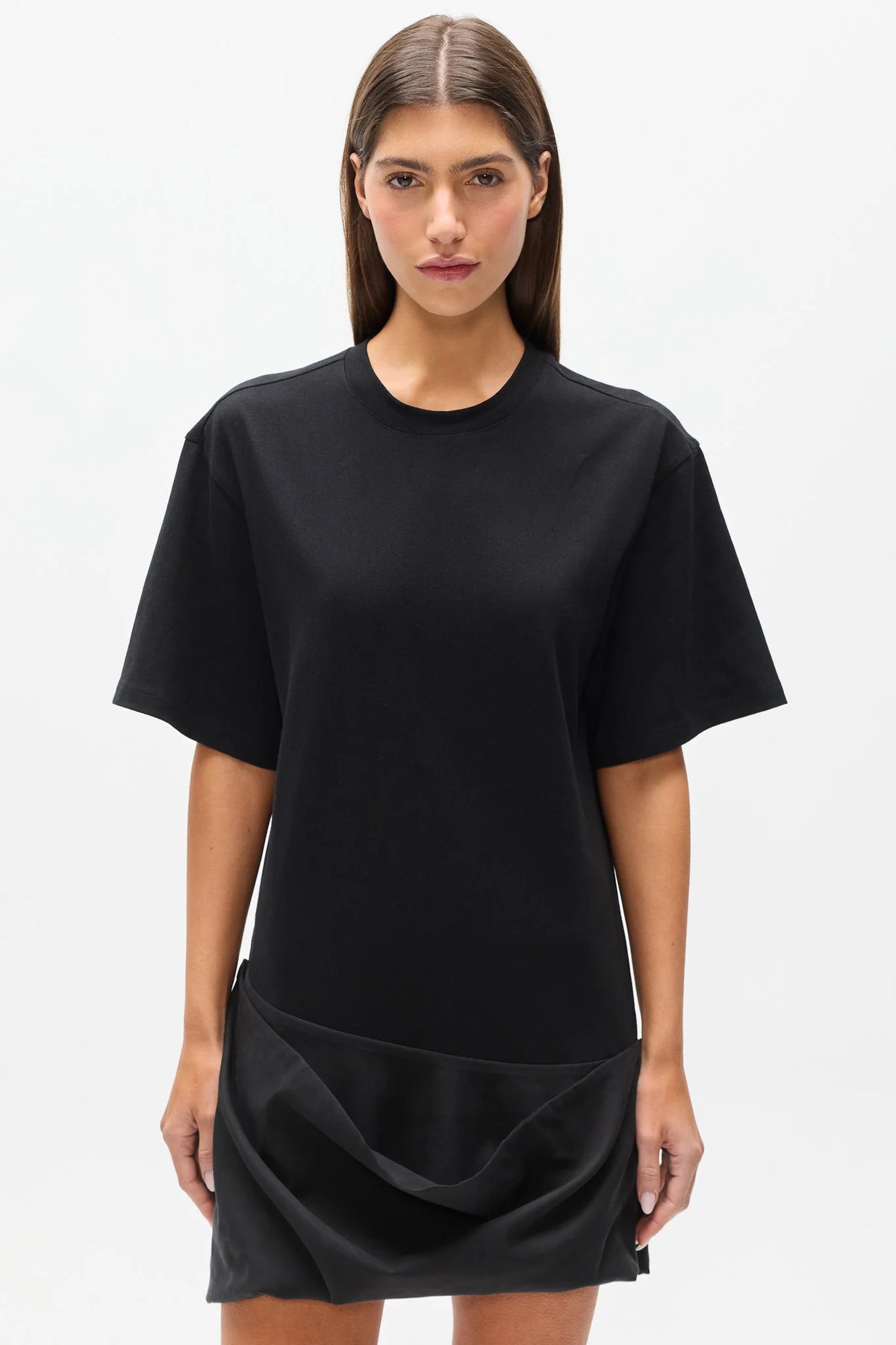 Phoebe T-Shirt Mini Dress Black