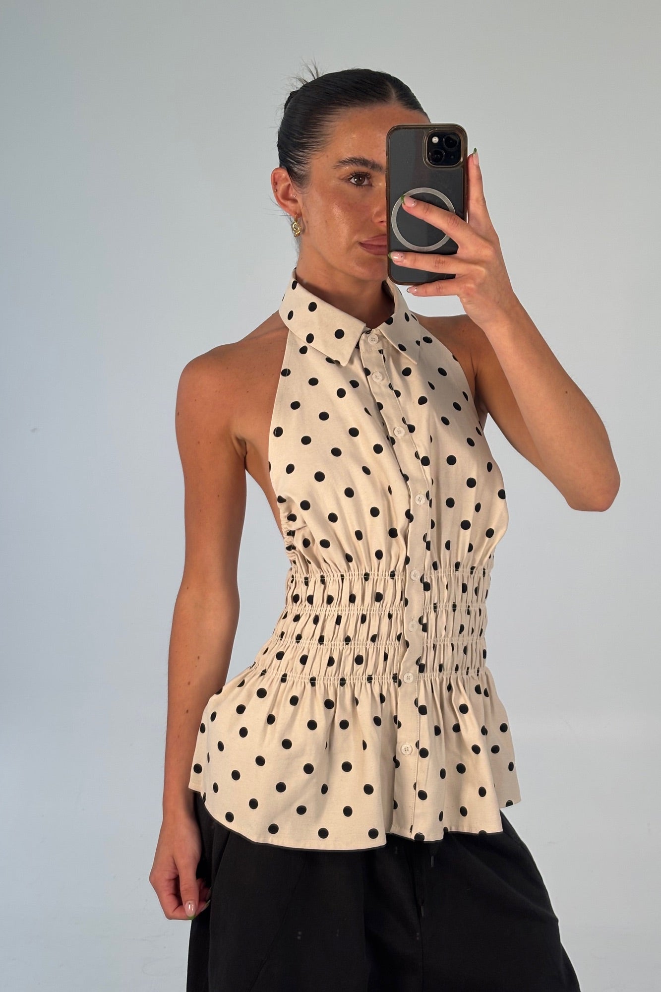 Kristal Top Polka Dot