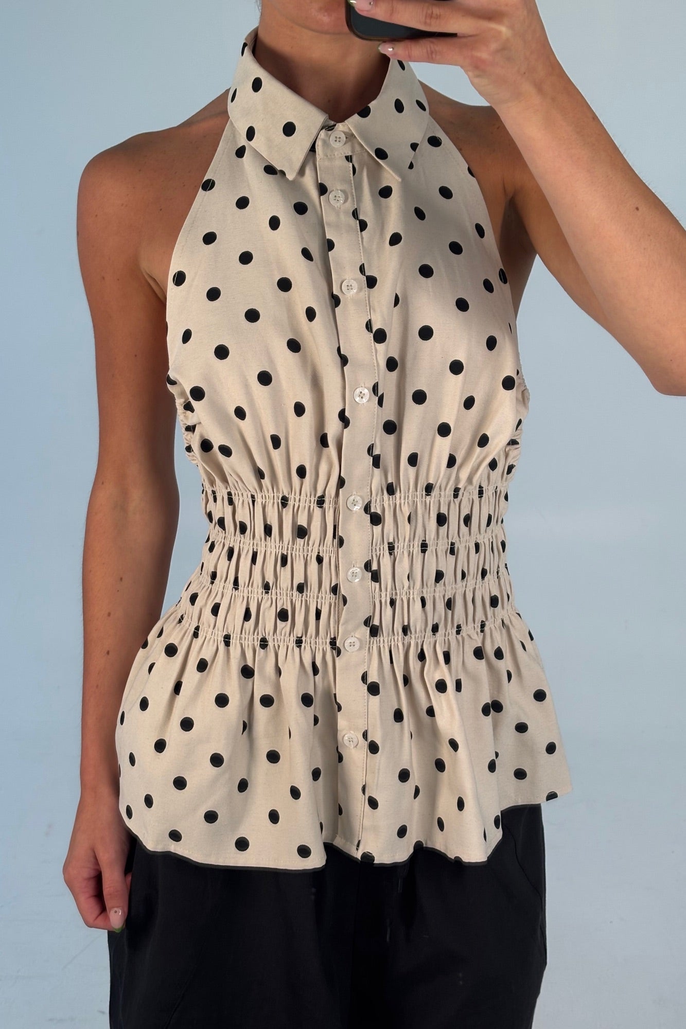 Kristal Top Polka Dot