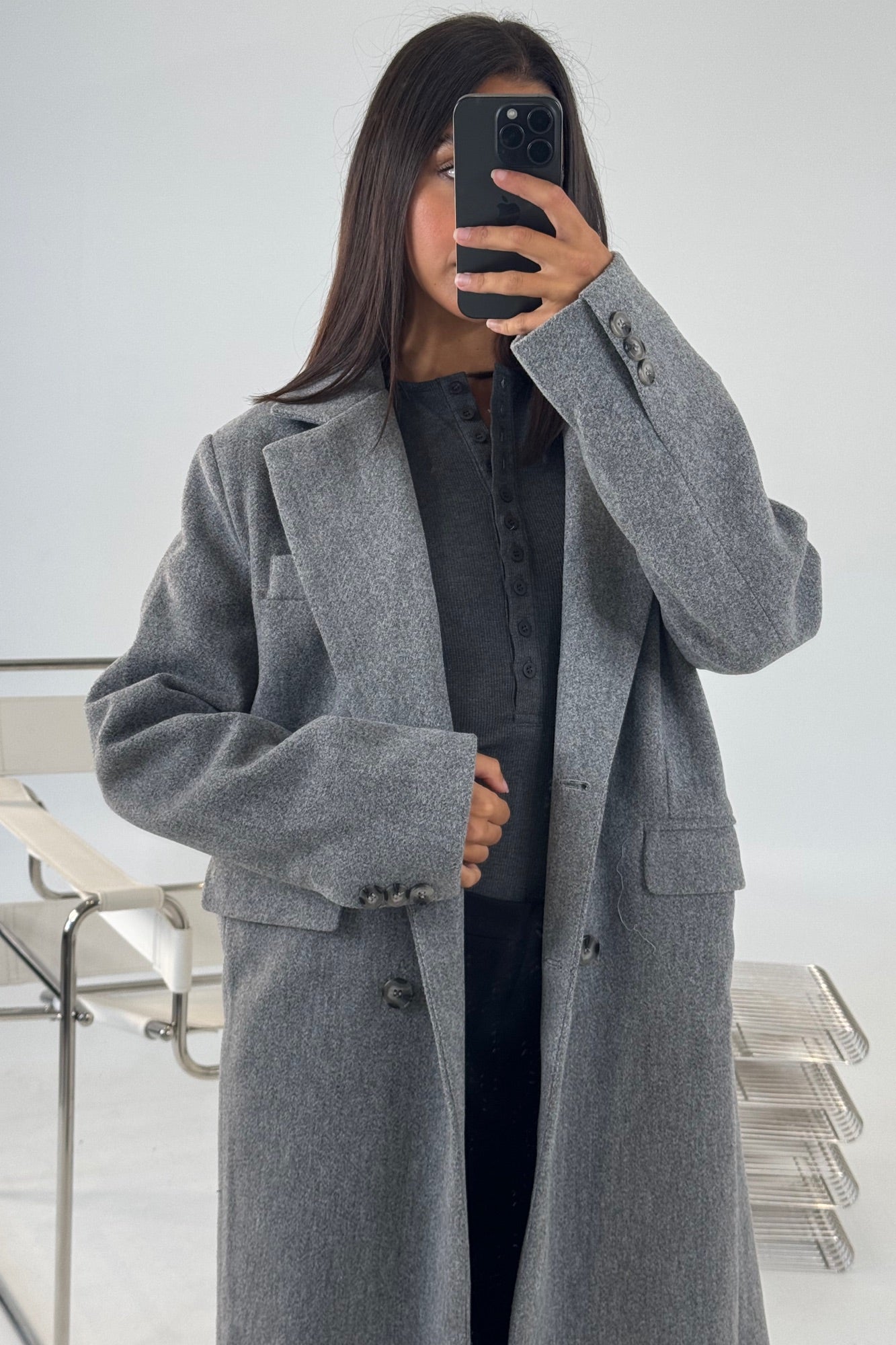 Alexia Coat Grey - FINAL SALE