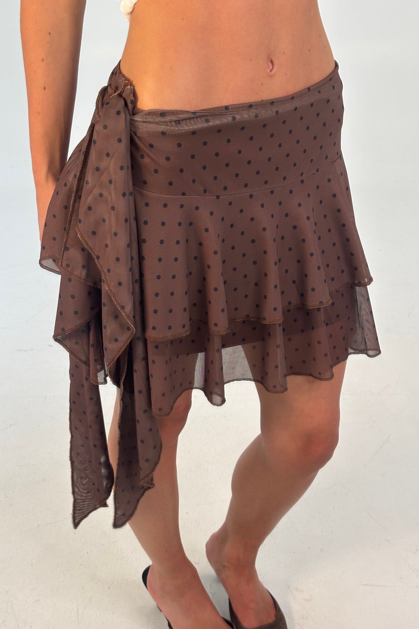 River Mini Skirt Chocolate