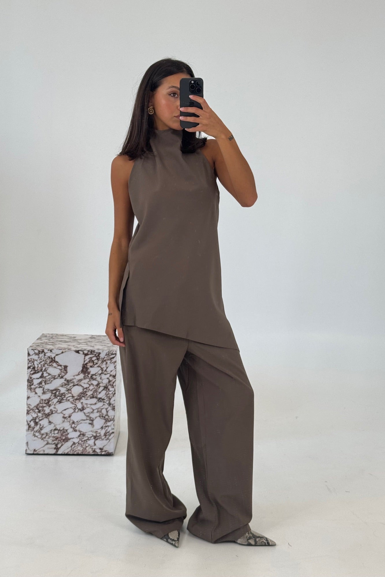 Nina Set Pebble - FINAL SALE